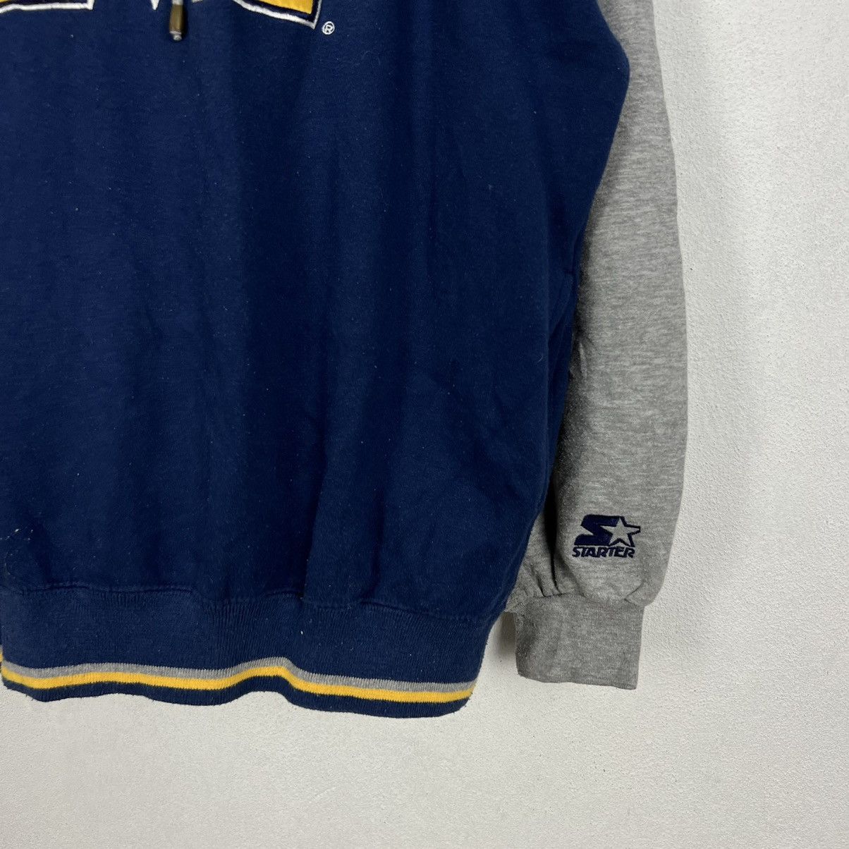Japanese Brand VINTAGE STARTER MICHIGAN BIG LOGO HOODIE Size US L / EU 52-54 / 3 - 5 Thumbnail