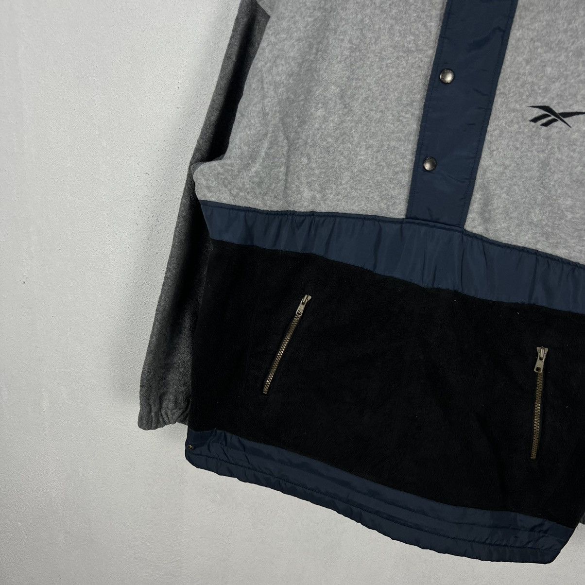 Japanese Brand × Vintage VINTAGE REEBOK FLEECE JACKET RARE STYLE Size US M / EU 48-50 / 2 - 4 Thumbnail