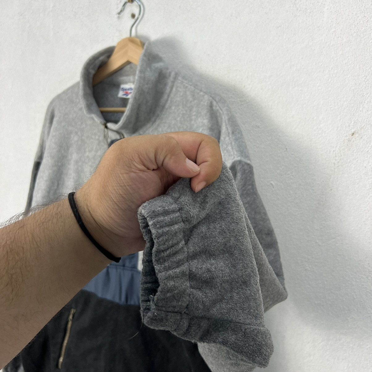 Japanese Brand × Vintage VINTAGE REEBOK FLEECE JACKET RARE STYLE Size US M / EU 48-50 / 2 - 8 Thumbnail