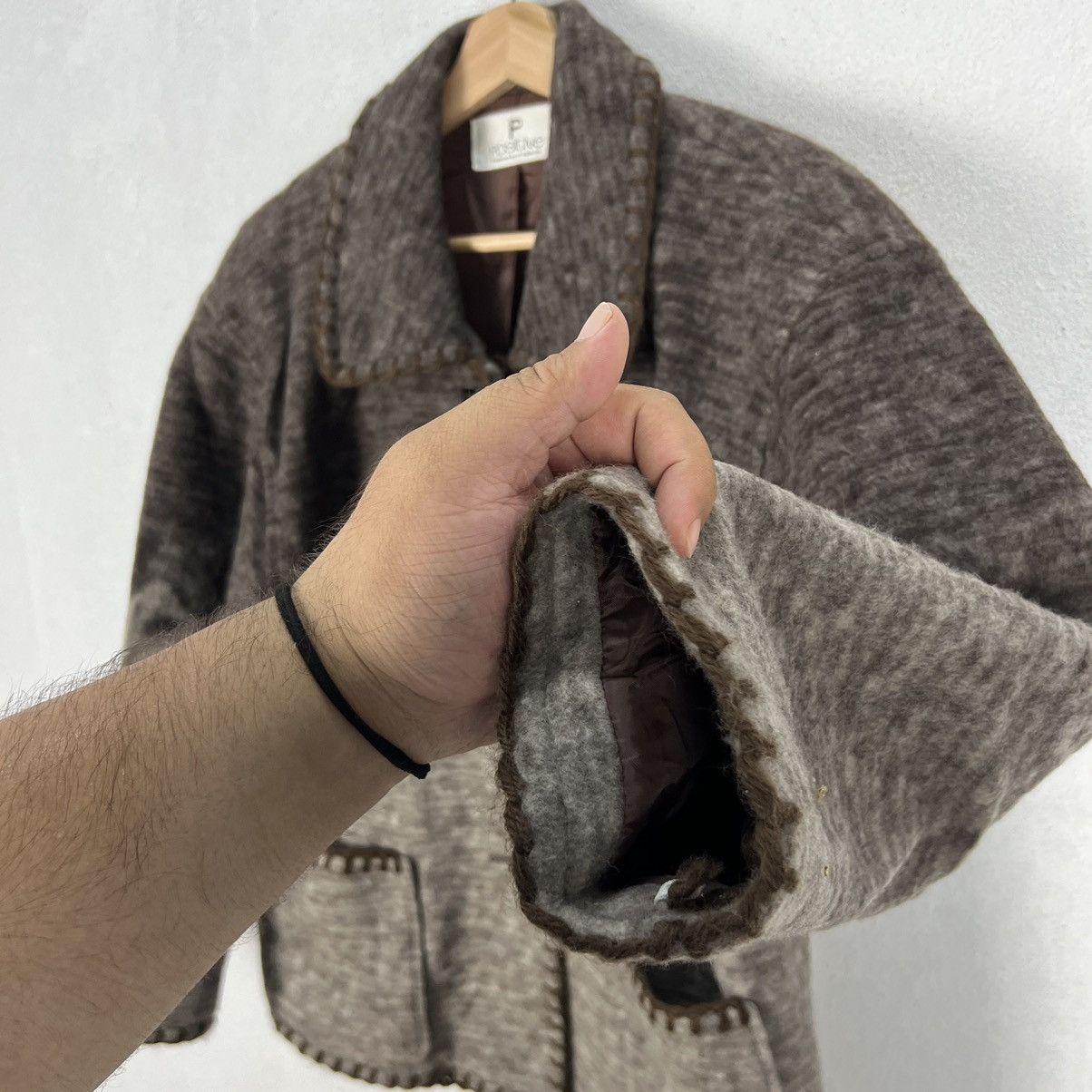 Japanese Brand VINTAGE POSITIVE BY M JAPAN BIG LOGO PRINTED FLEECE WOLF Size US M / EU 48-50 / 2 - 7 Thumbnail