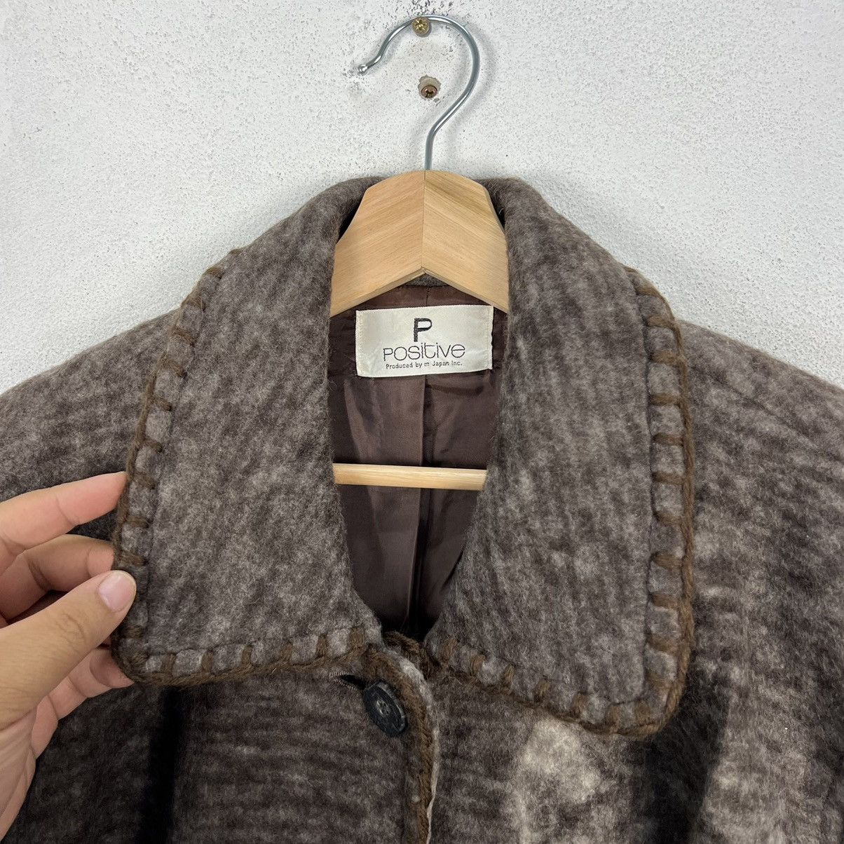 Japanese Brand VINTAGE POSITIVE BY M JAPAN BIG LOGO PRINTED FLEECE WOLF Size US M / EU 48-50 / 2 - 8 Thumbnail