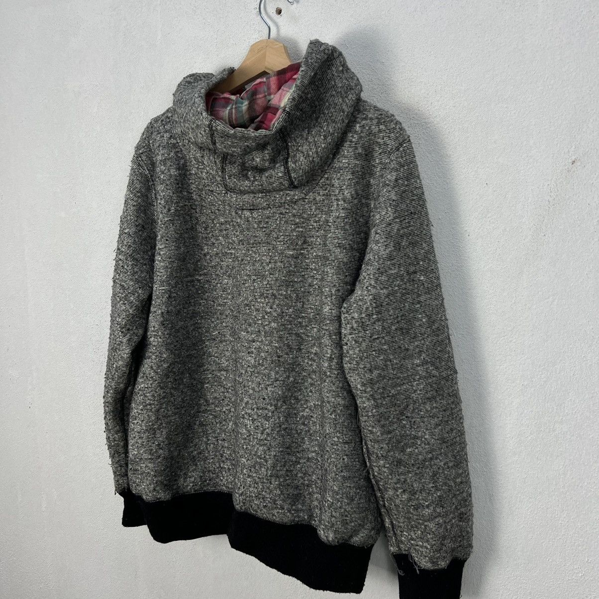 Beams Plus VINTAGE BEAMS HEART HOODIE TARTAN DESIGN LINING JAPAN Size US L / EU 52-54 / 3 - 9 Thumbnail