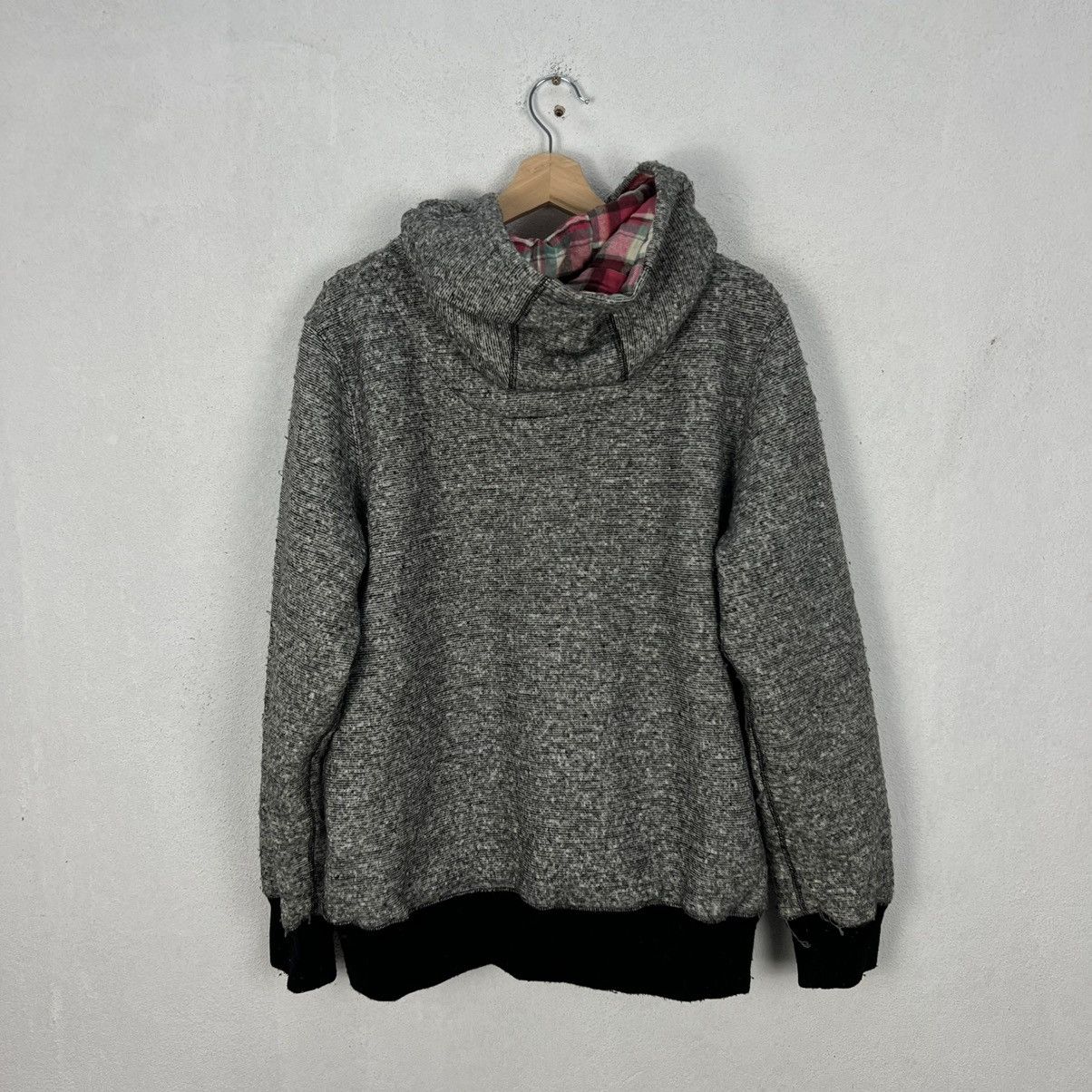 Beams Plus VINTAGE BEAMS HEART HOODIE TARTAN DESIGN LINING JAPAN Size US L / EU 52-54 / 3 - 8 Thumbnail