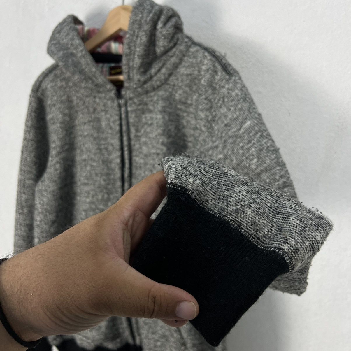 Beams Plus VINTAGE BEAMS HEART HOODIE TARTAN DESIGN LINING JAPAN Size US L / EU 52-54 / 3 - 7 Thumbnail