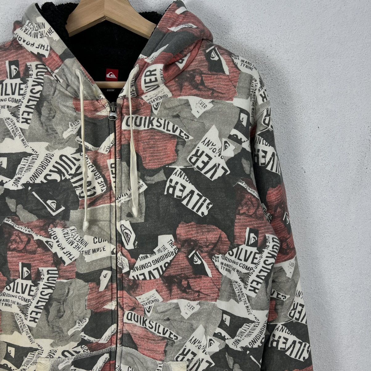 Japanese Brand VINTAGE QUICKSILVER HOODIE FULL PRINT Size US M / EU 48-50 / 2 - 5 Thumbnail
