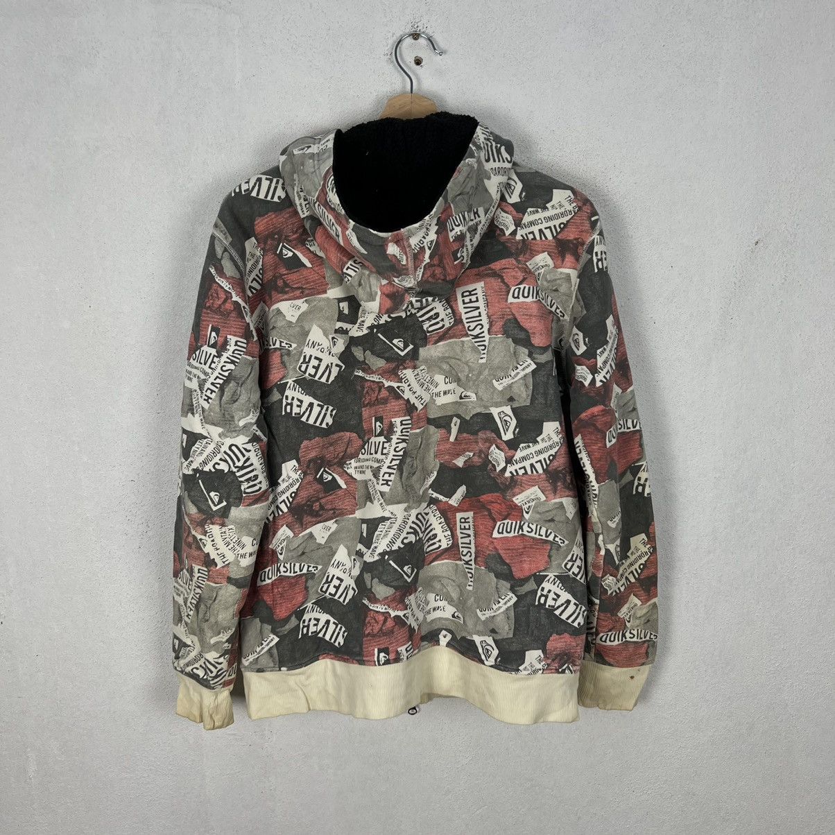 Japanese Brand VINTAGE QUICKSILVER HOODIE FULL PRINT Size US M / EU 48-50 / 2 - 6 Thumbnail