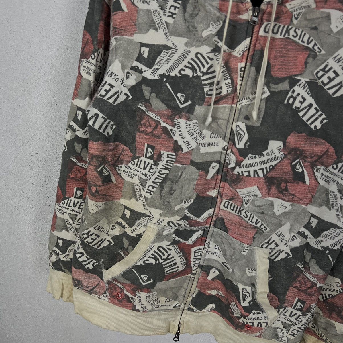 Japanese Brand VINTAGE QUICKSILVER HOODIE FULL PRINT Size US M / EU 48-50 / 2 - 4 Thumbnail