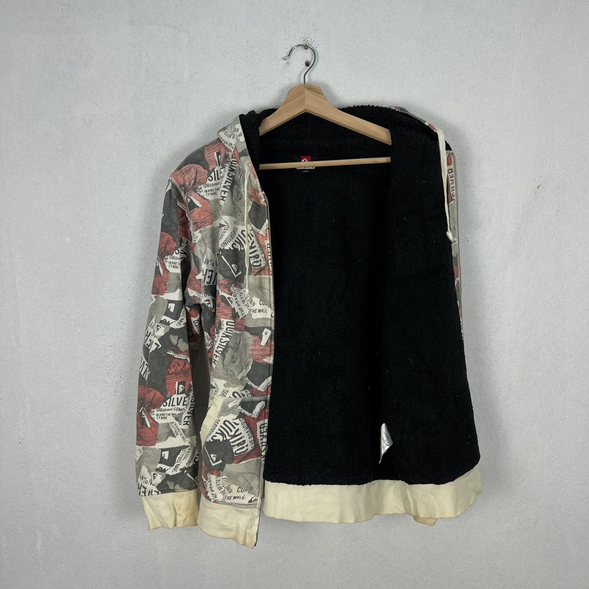 Japanese Brand VINTAGE QUICKSILVER HOODIE FULL PRINT Size US M / EU 48-50 / 2 - 9 Thumbnail