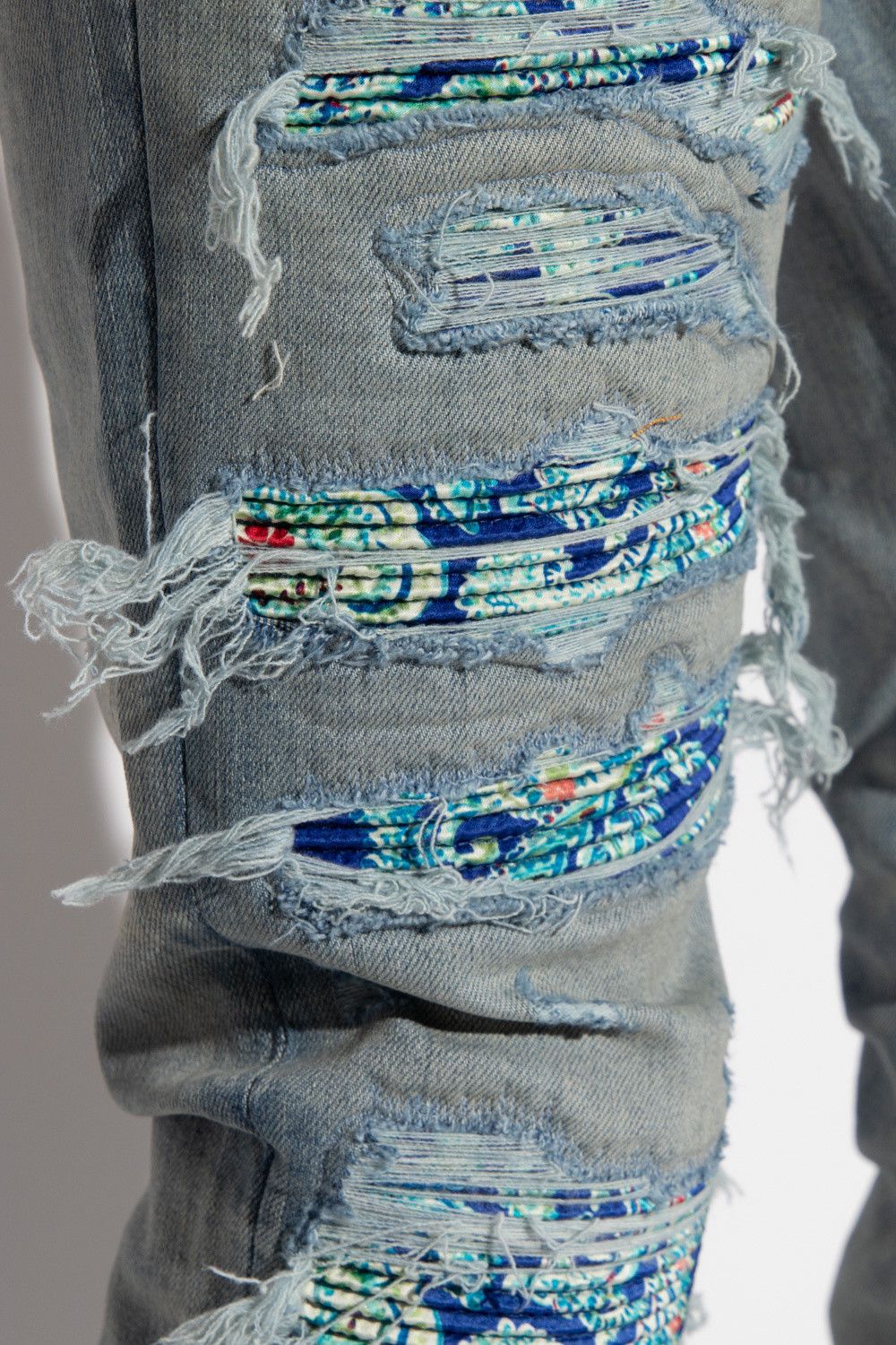 Amiri Amiri Silk PJ Thrasher Jeans | Grailed