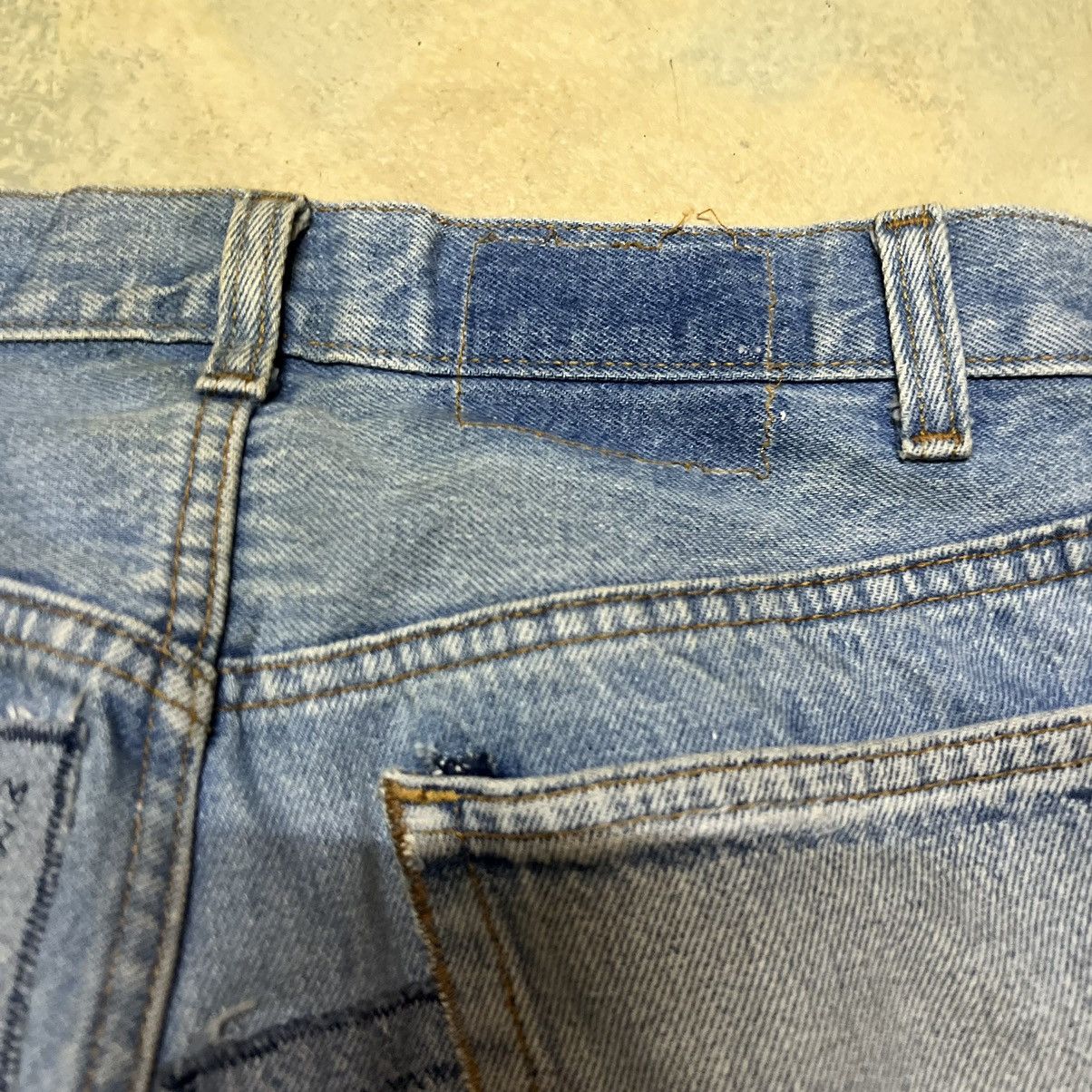 Levi's Vintage Levis rework Patchwork Denim Jeans Size US 29 - 22 Thumbnail
