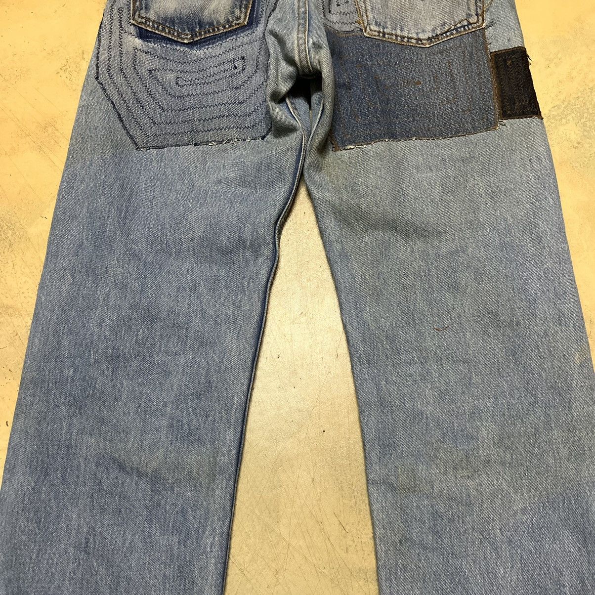 Levi's Vintage Levis rework Patchwork Denim Jeans Size US 29 - 17 Thumbnail