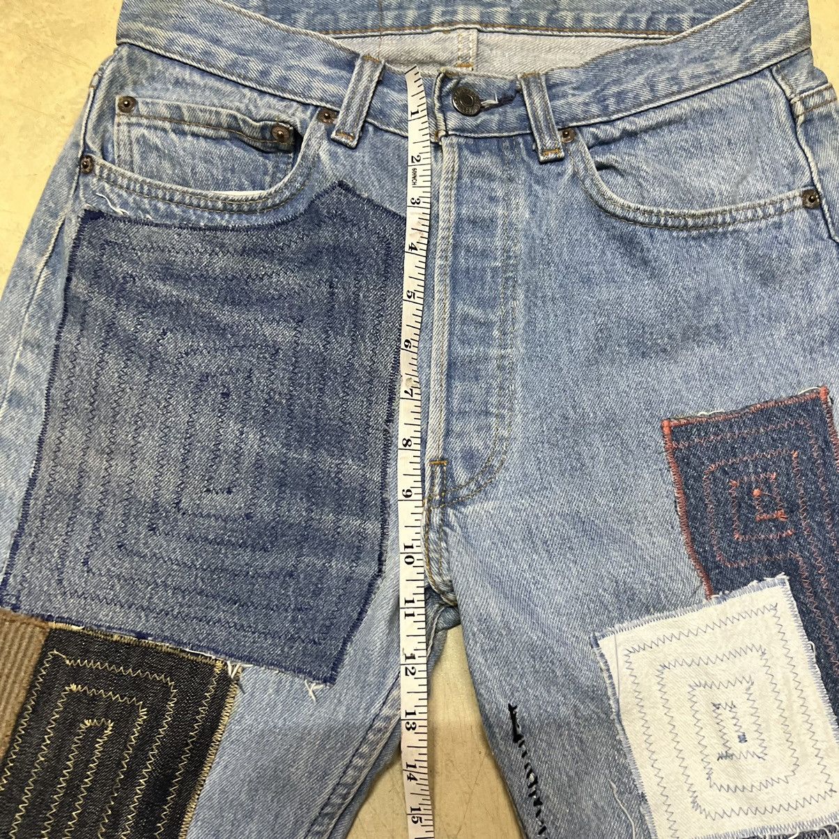 Levi's Vintage Levis rework Patchwork Denim Jeans Size US 29 - 11 Thumbnail