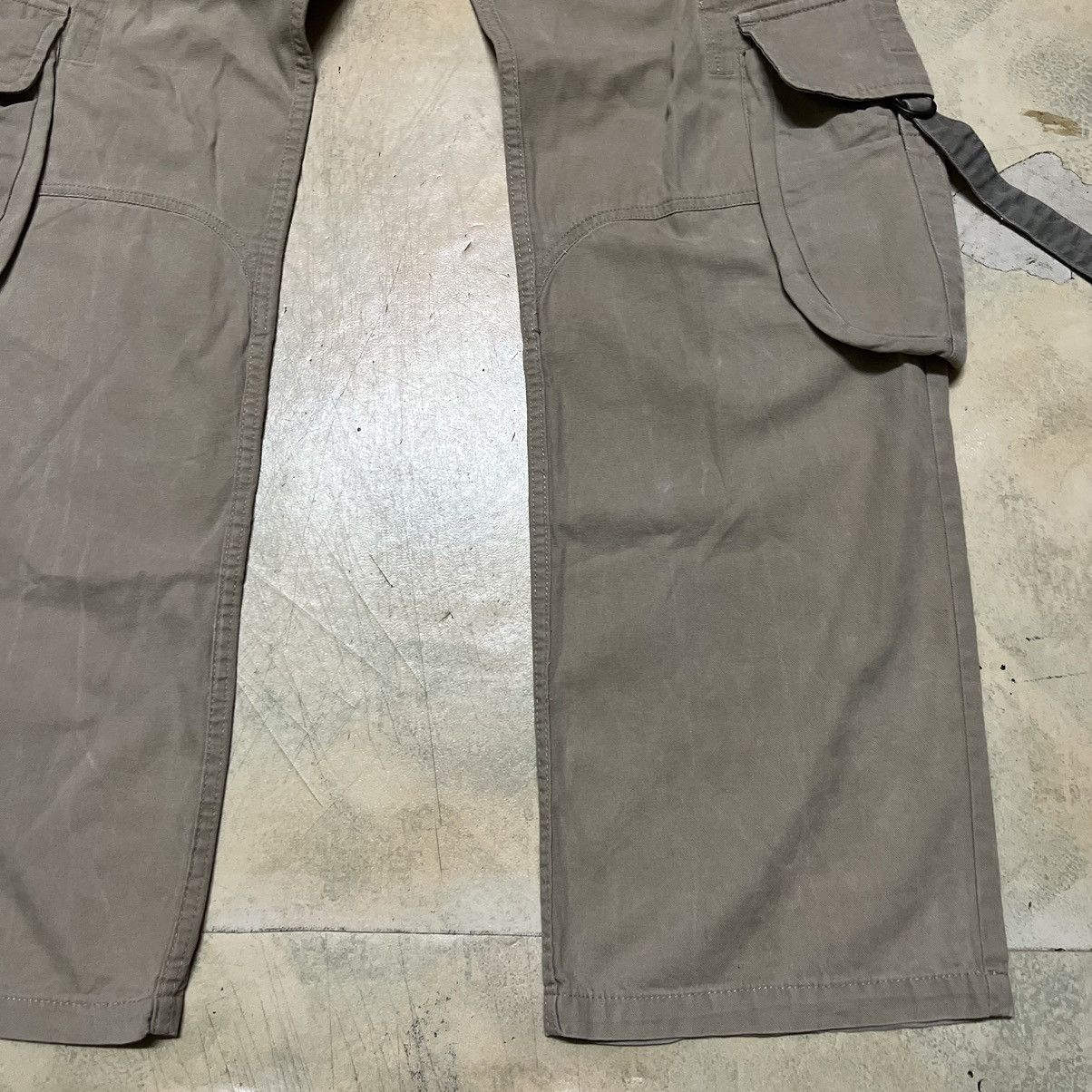 Japanese Brand 291295=Homme Cargo Pants Bondage Multipockets Size US 31 - 5 Thumbnail