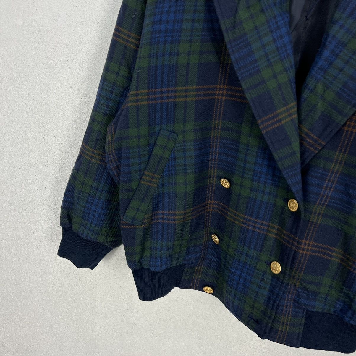 Japanese Brand VINTAGE JANTZEN BOMBER JACKET DOUBLE BREAST TARTAN DESIGN Size US M / EU 48-50 / 2 - 4 Thumbnail