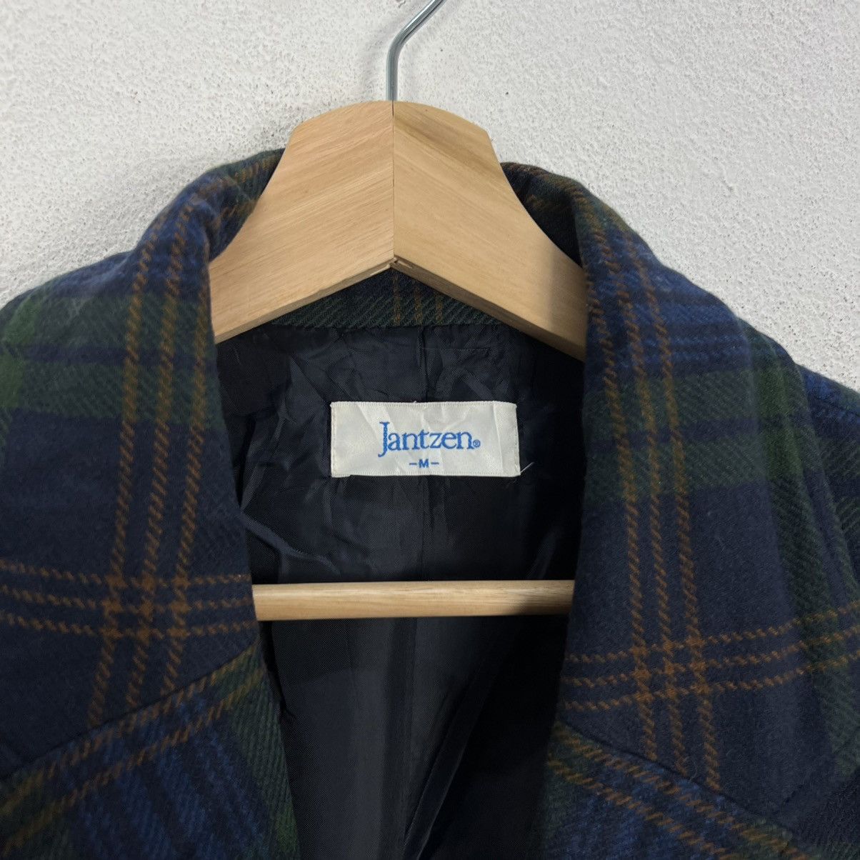 Japanese Brand VINTAGE JANTZEN BOMBER JACKET DOUBLE BREAST TARTAN DESIGN Size US M / EU 48-50 / 2 - 13 Thumbnail