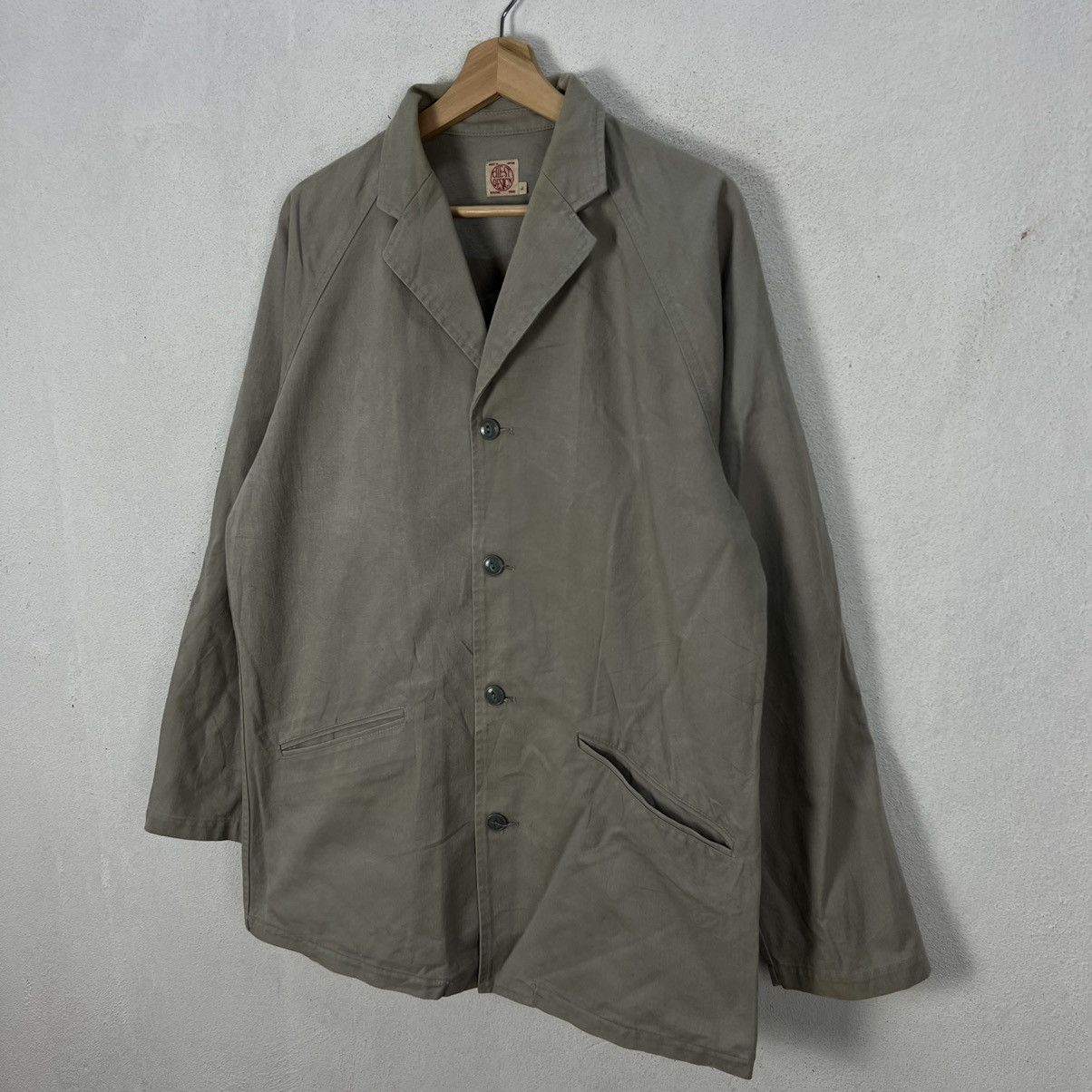 Japanese Brand VINTAGE HIKORY CHORE JACKET CHEST MADE IN JAPAN Size US L / EU 52-54 / 3 - 2 Thumbnail