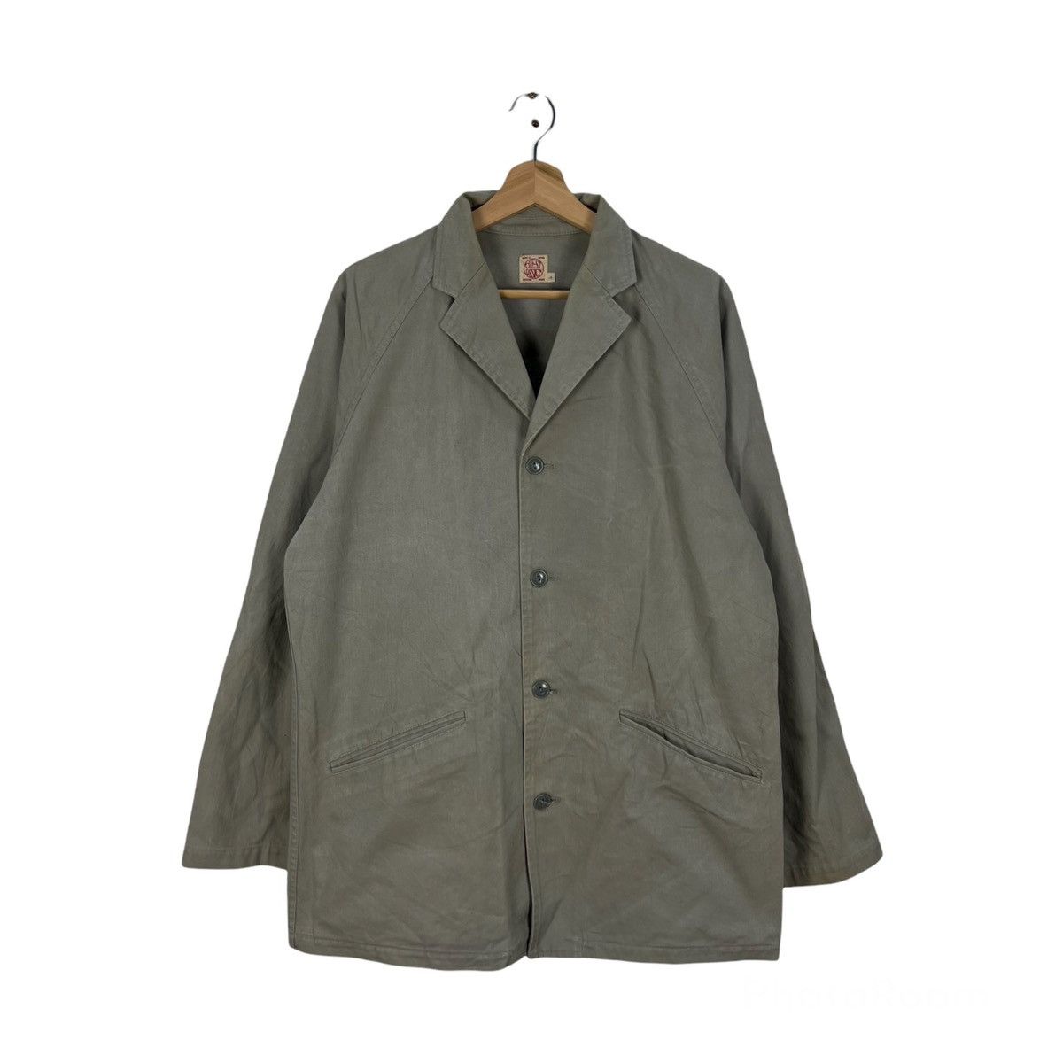 Japanese Brand VINTAGE HIKORY CHORE JACKET CHEST MADE IN JAPAN Size US L / EU 52-54 / 3 - 1 Thumbnail