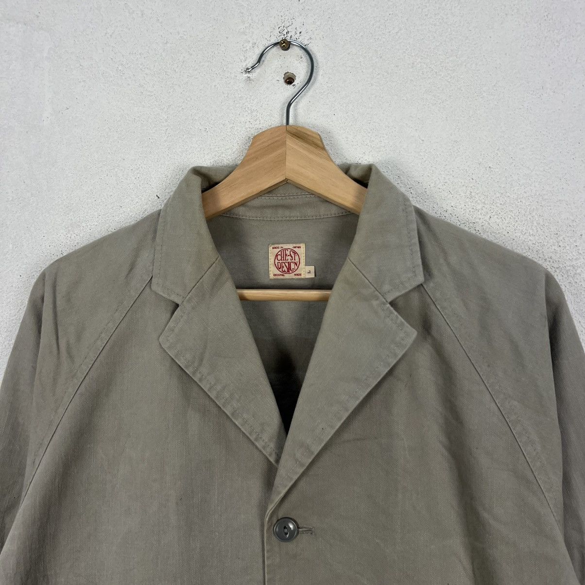 Japanese Brand VINTAGE HIKORY CHORE JACKET CHEST MADE IN JAPAN Size US L / EU 52-54 / 3 - 6 Thumbnail