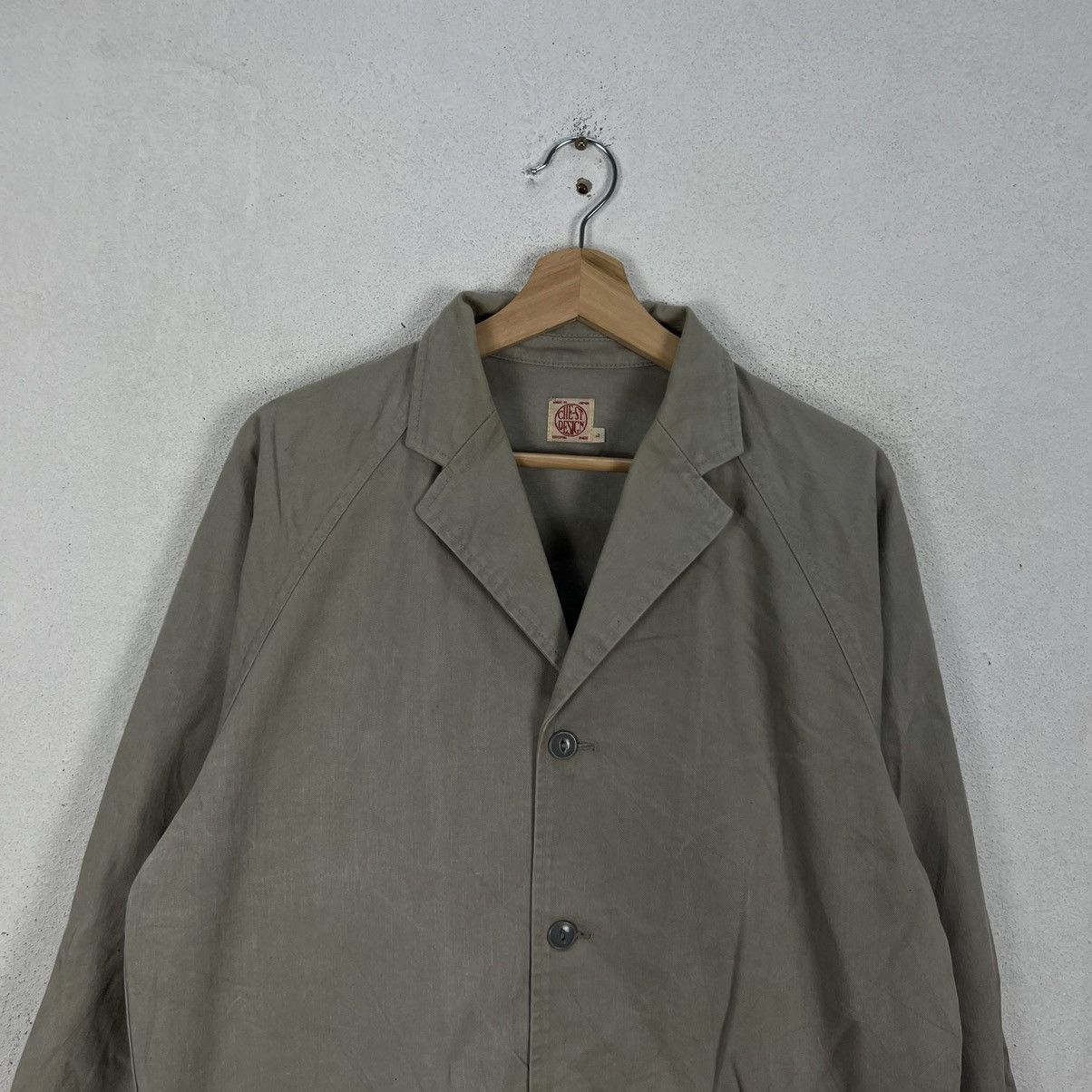 Japanese Brand VINTAGE HIKORY CHORE JACKET CHEST MADE IN JAPAN Size US L / EU 52-54 / 3 - 3 Thumbnail