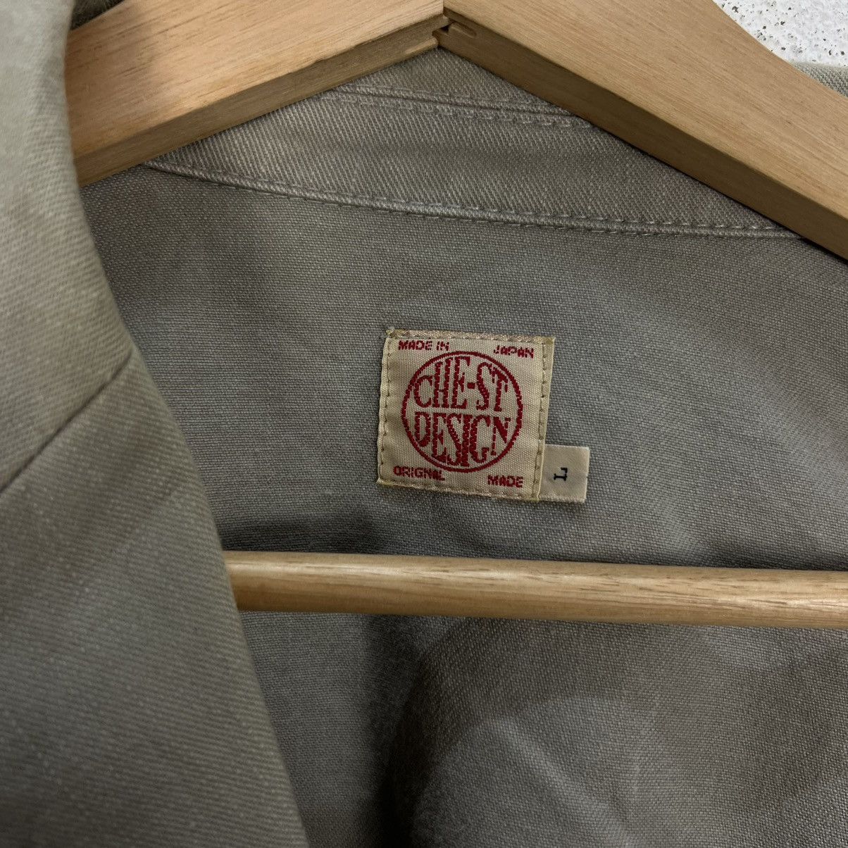 Japanese Brand VINTAGE HIKORY CHORE JACKET CHEST MADE IN JAPAN Size US L / EU 52-54 / 3 - 11 Thumbnail