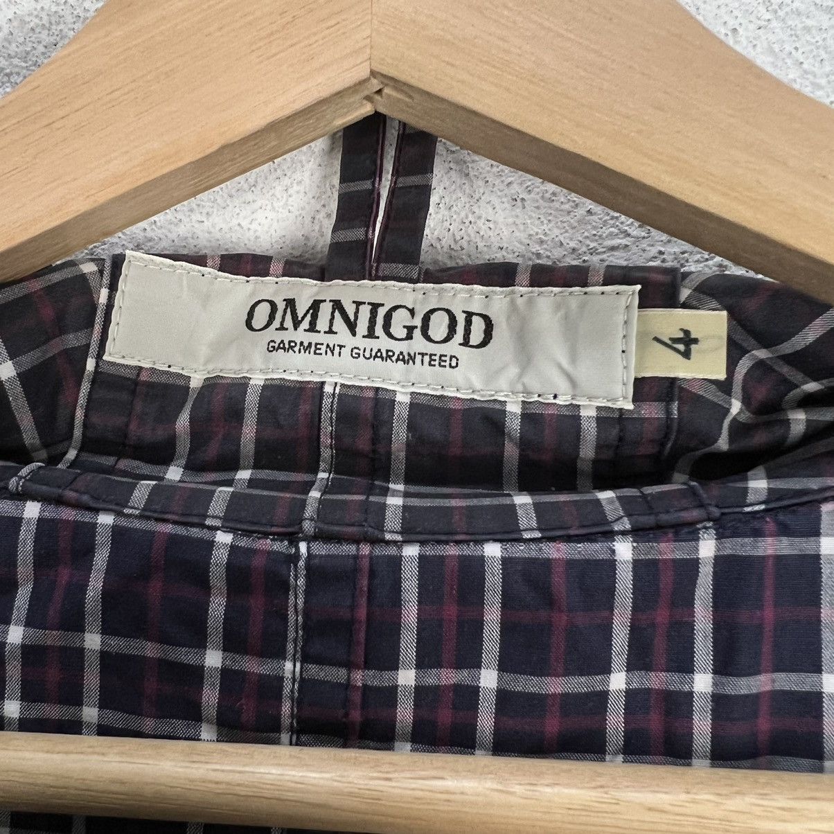 Japanese Brand RARE TARTAN DESIGN LIGHT JACKET OMNIGOD GARMENT GUARANTEED Size US M / EU 48-50 / 2 - 16 Thumbnail