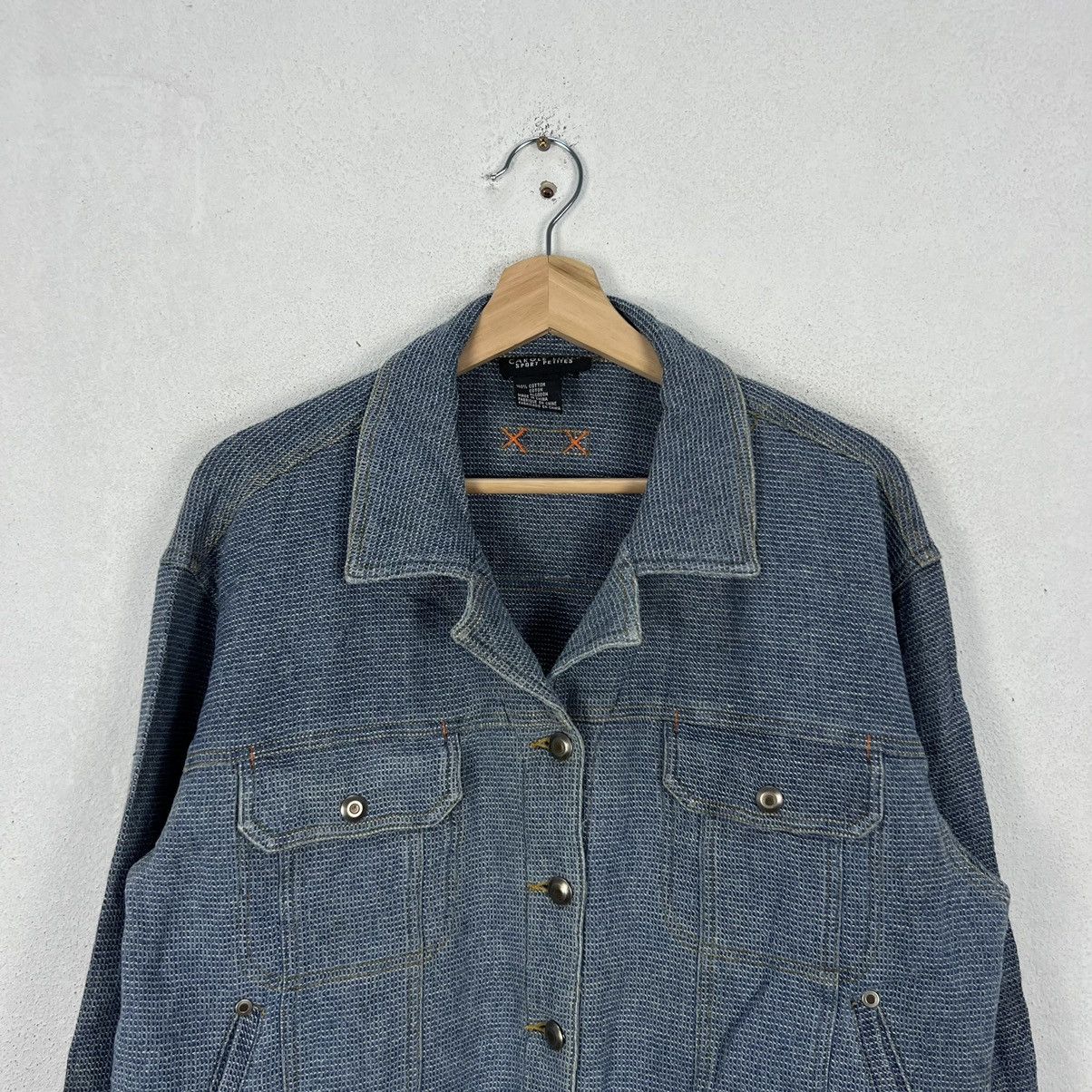 Japanese Brand VINTAGE CROPPED RIDER PARACHUTE JACKET CAROLE LITTLE Size US L / EU 52-54 / 3 - 3 Thumbnail