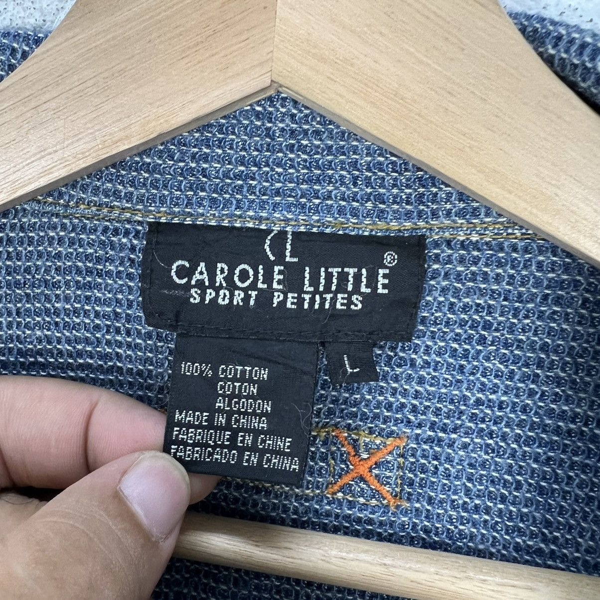 Japanese Brand VINTAGE CROPPED RIDER PARACHUTE JACKET CAROLE LITTLE Size US L / EU 52-54 / 3 - 13 Thumbnail