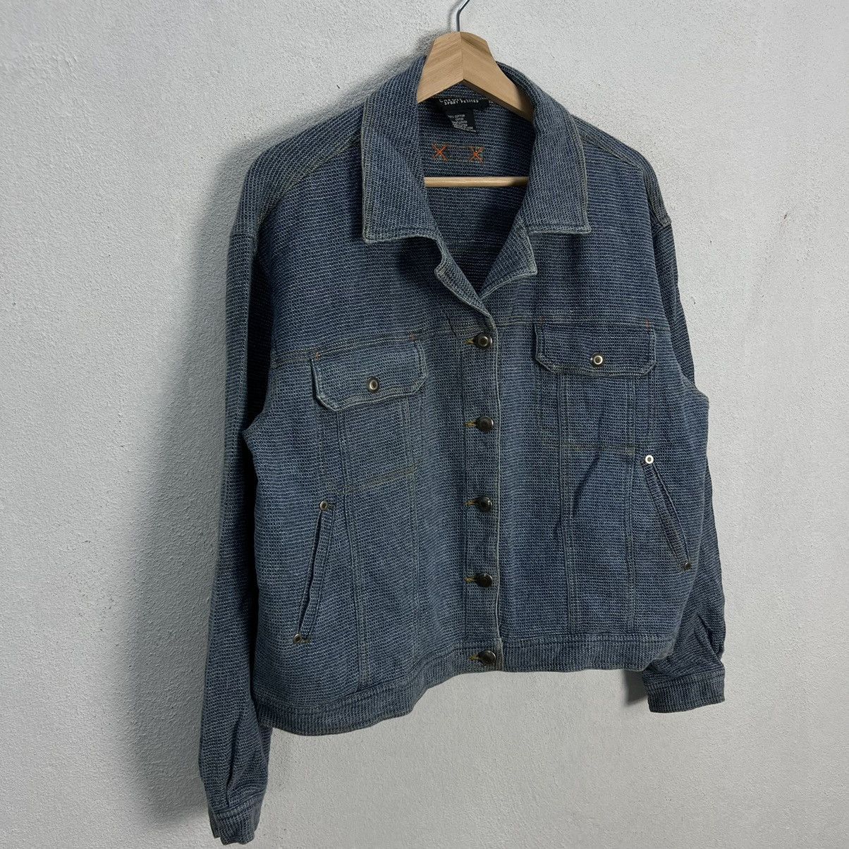 Japanese Brand VINTAGE CROPPED RIDER PARACHUTE JACKET CAROLE LITTLE Size US L / EU 52-54 / 3 - 5 Thumbnail