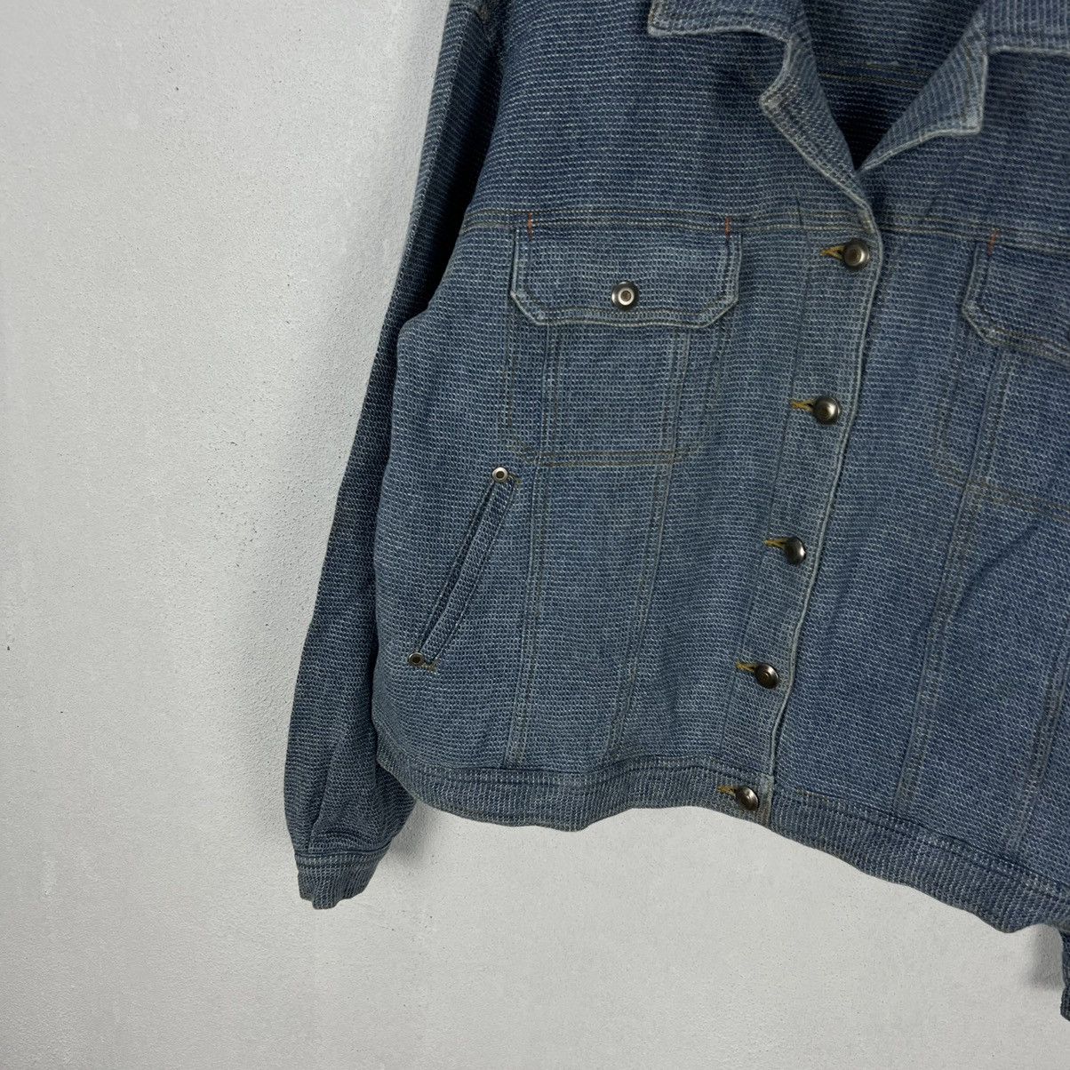 Japanese Brand VINTAGE CROPPED RIDER PARACHUTE JACKET CAROLE LITTLE Size US L / EU 52-54 / 3 - 4 Thumbnail