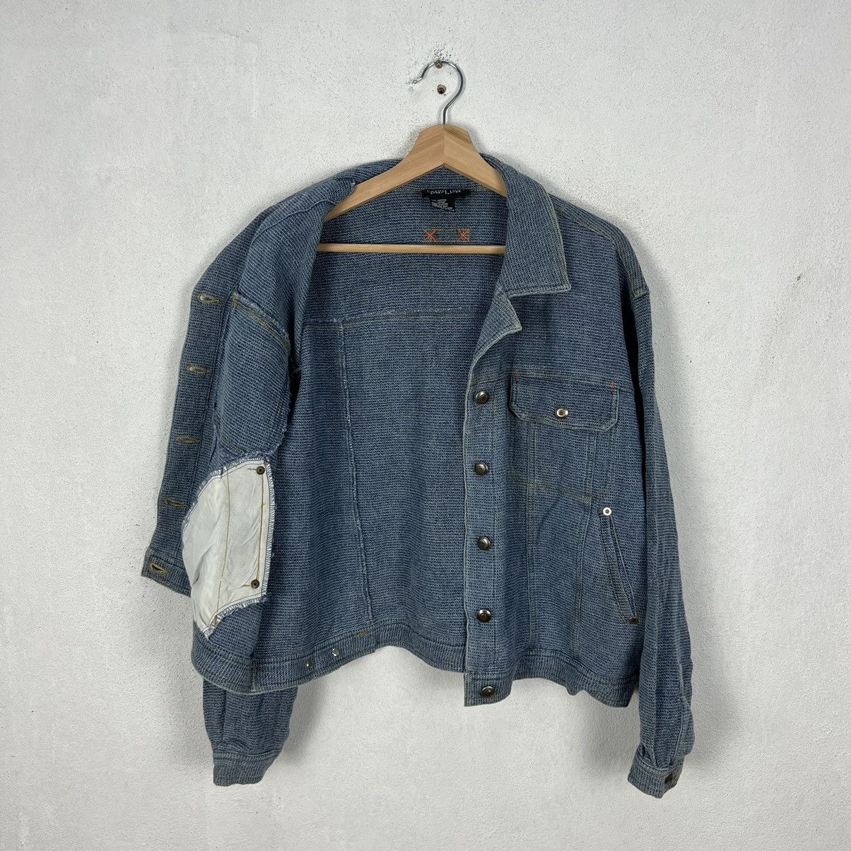 Japanese Brand VINTAGE CROPPED RIDER PARACHUTE JACKET CAROLE LITTLE Size US L / EU 52-54 / 3 - 11 Thumbnail