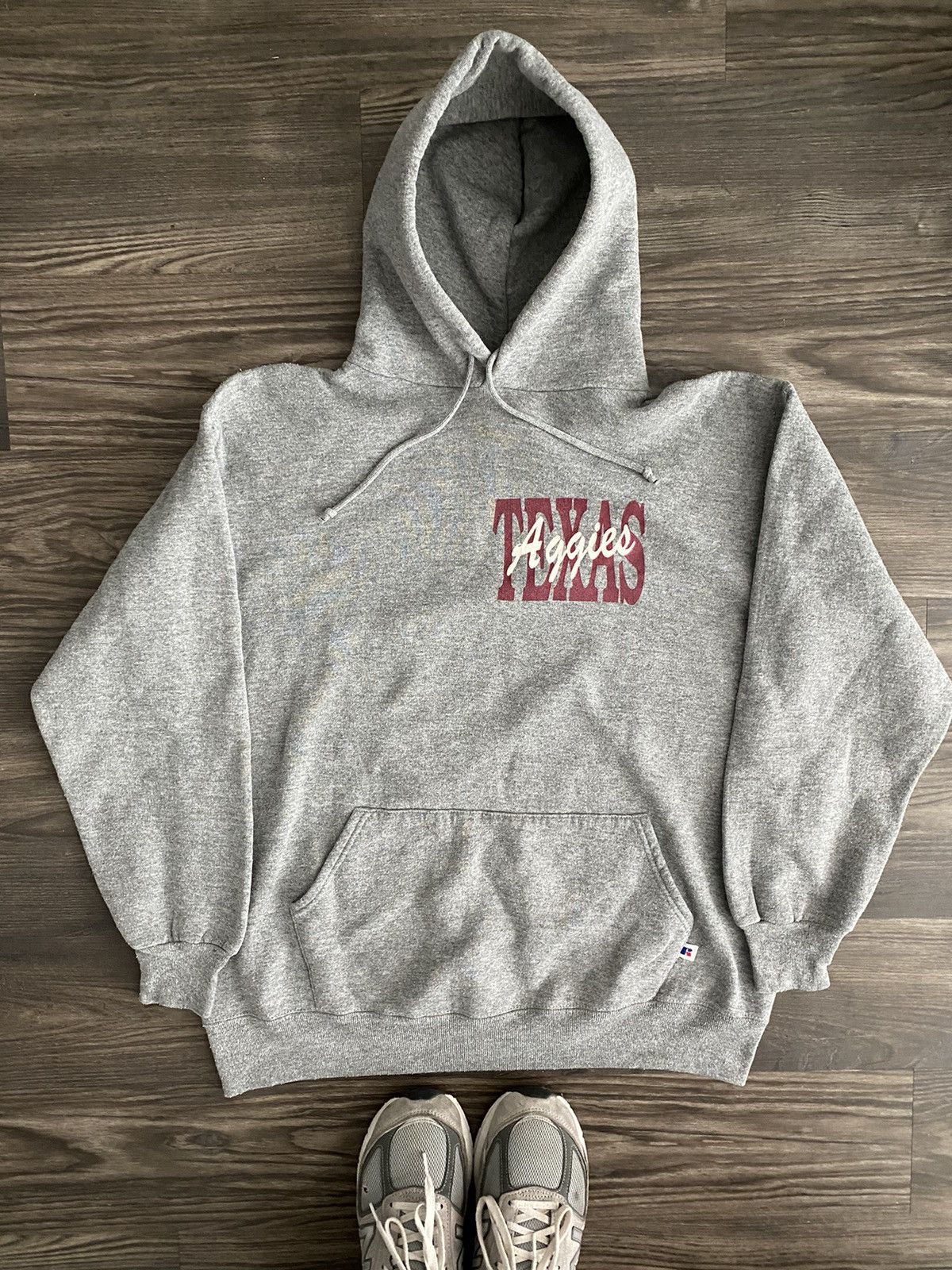 Russell Athletic × Vintage Vintage Texas A&M 90s Russell Athletic Hoodie Size US L / EU 52-54 / 3 - 1 Thumbnail
