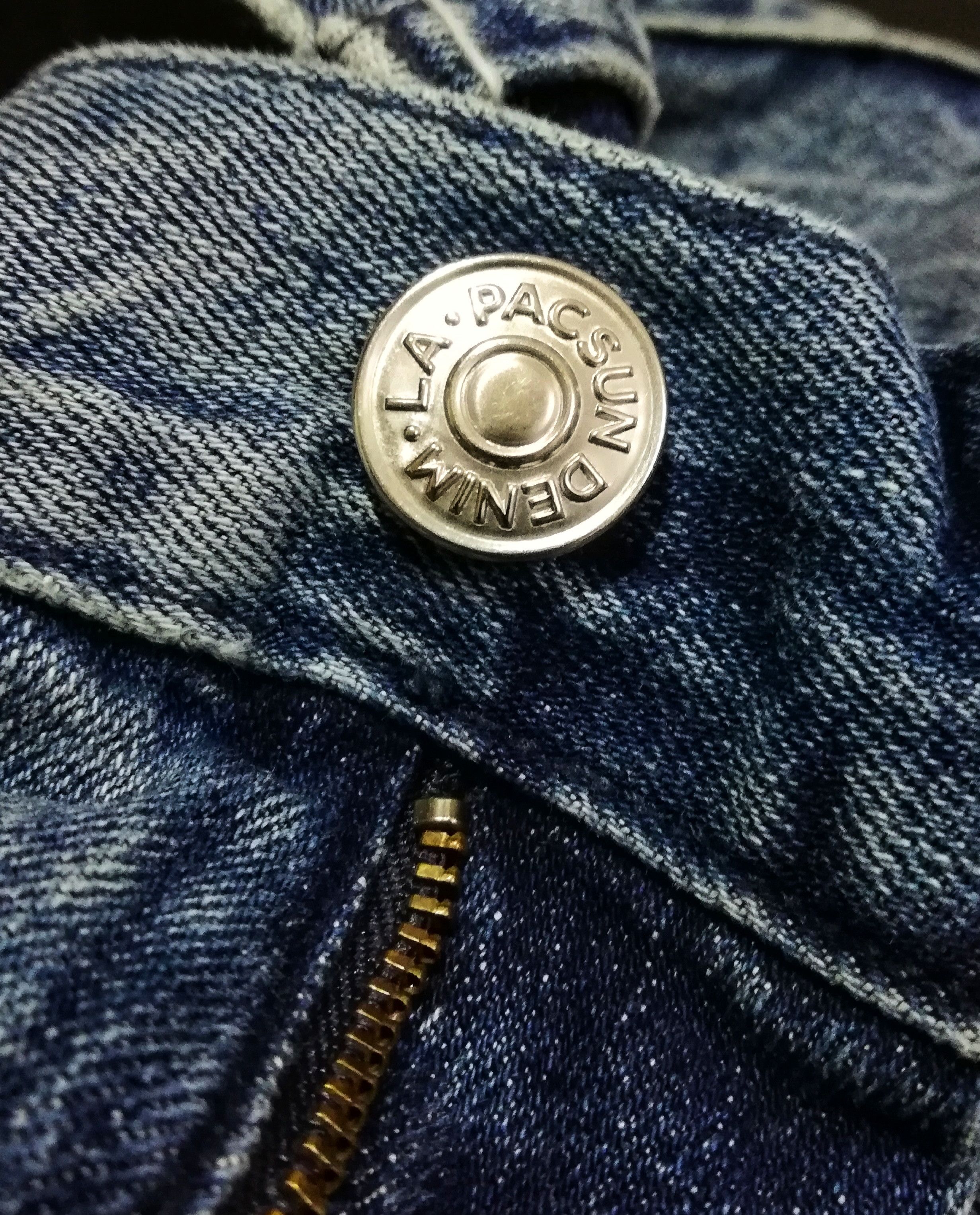 Japanese Brand × Pacsun 🔥DOPE Stacked Skinny Distressed Biker Design Style Balmain Size US 34 / EU 50 - 10 Thumbnail