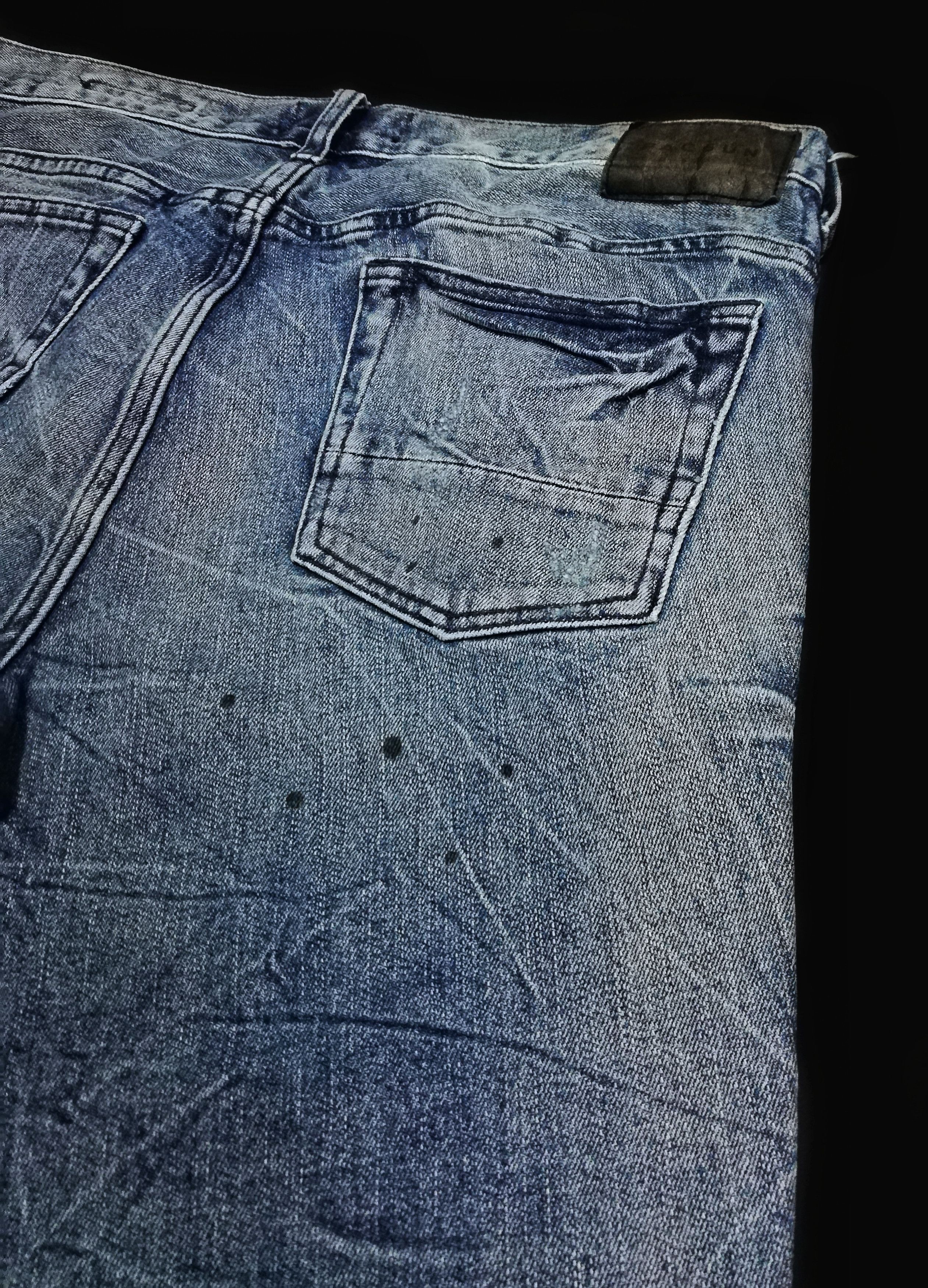 Japanese Brand × Pacsun 🔥DOPE Stacked Skinny Distressed Biker Design Style Balmain Size US 34 / EU 50 - 22 Thumbnail