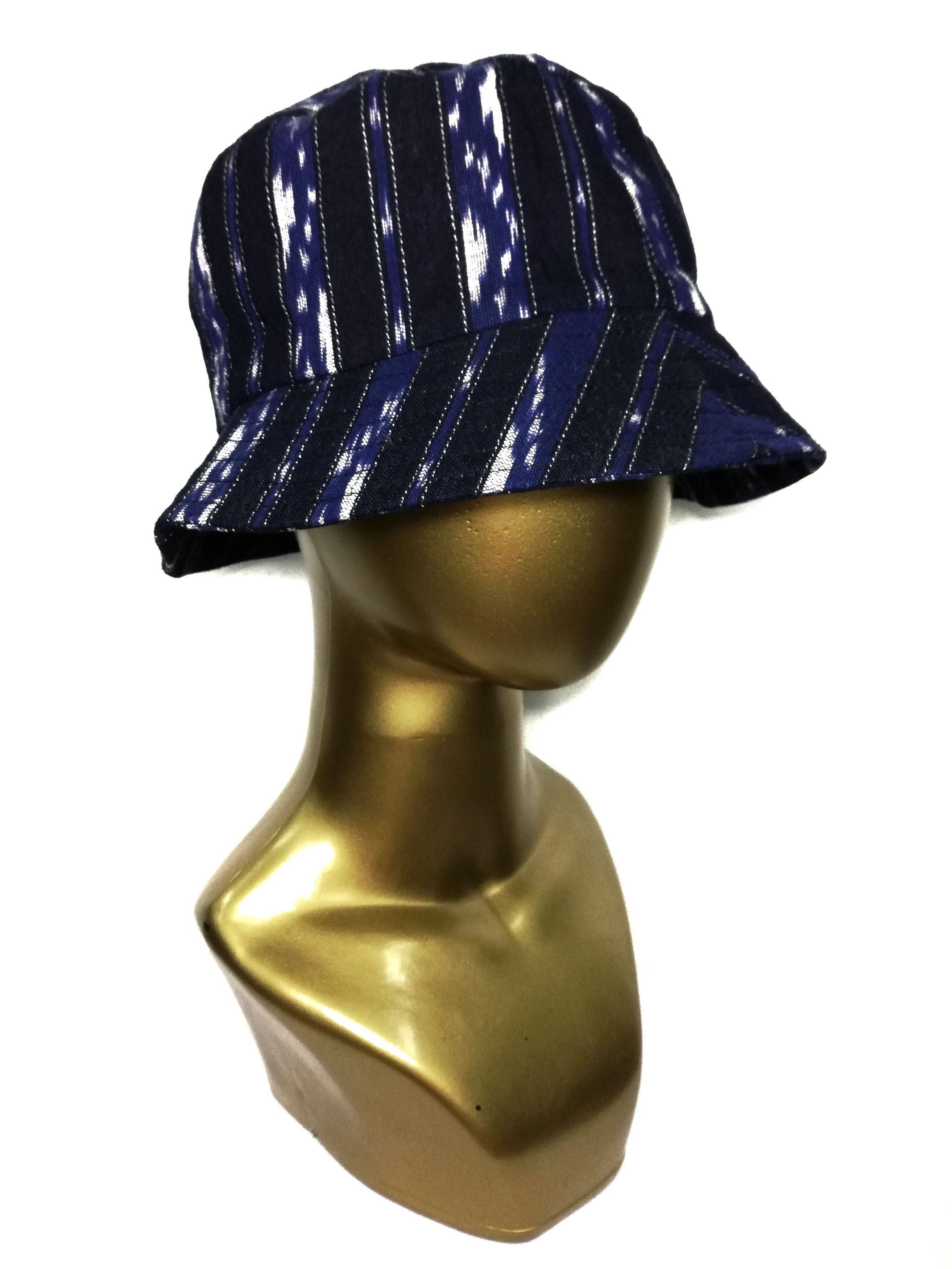 Art Comes First × Japanese Brand 🔥Amina Design Traditional Japan Native Pattern Bucket Hat Size ONE SIZE - 3 Thumbnail