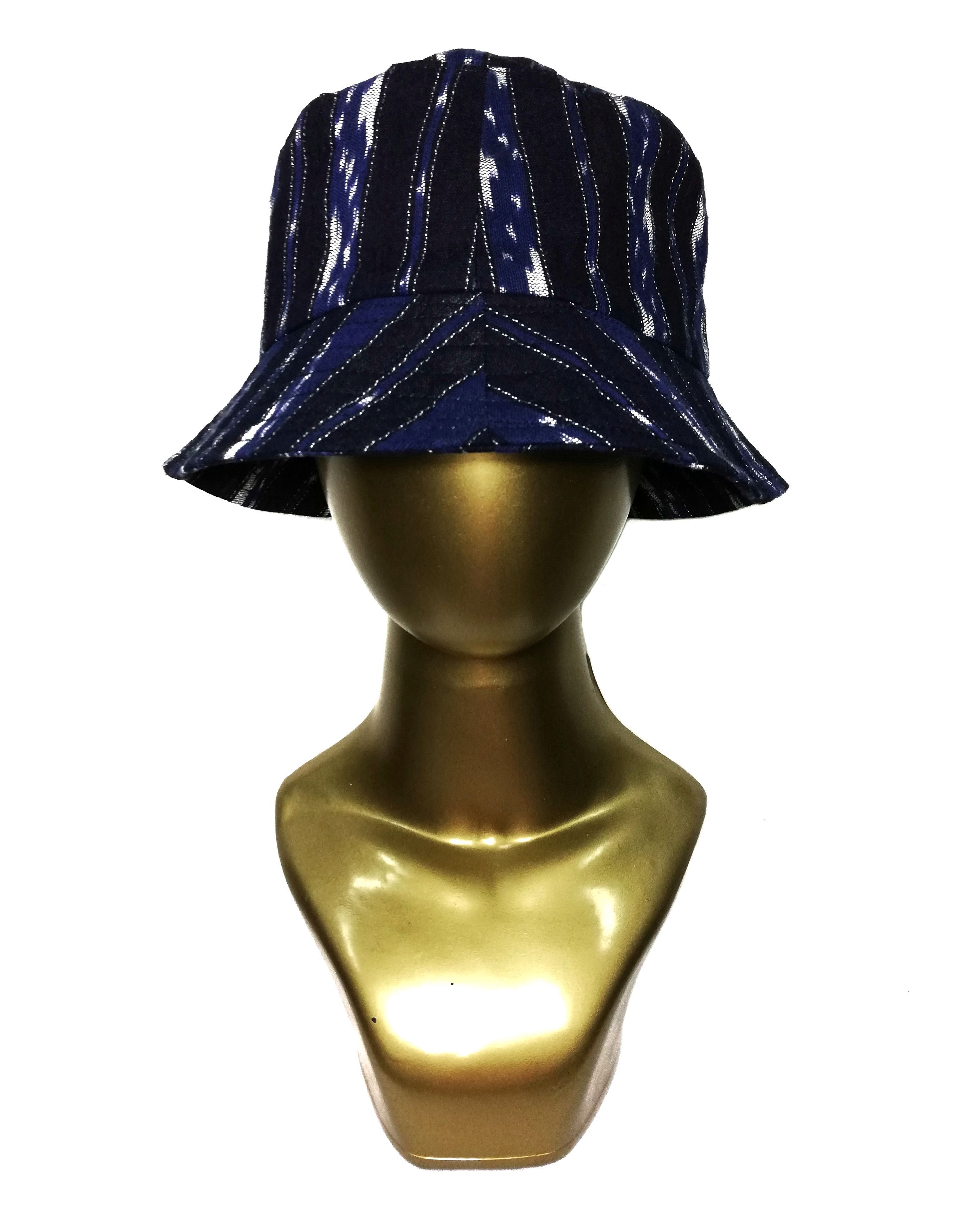 Art Comes First × Japanese Brand 🔥Amina Design Traditional Japan Native Pattern Bucket Hat Size ONE SIZE - 2 Thumbnail