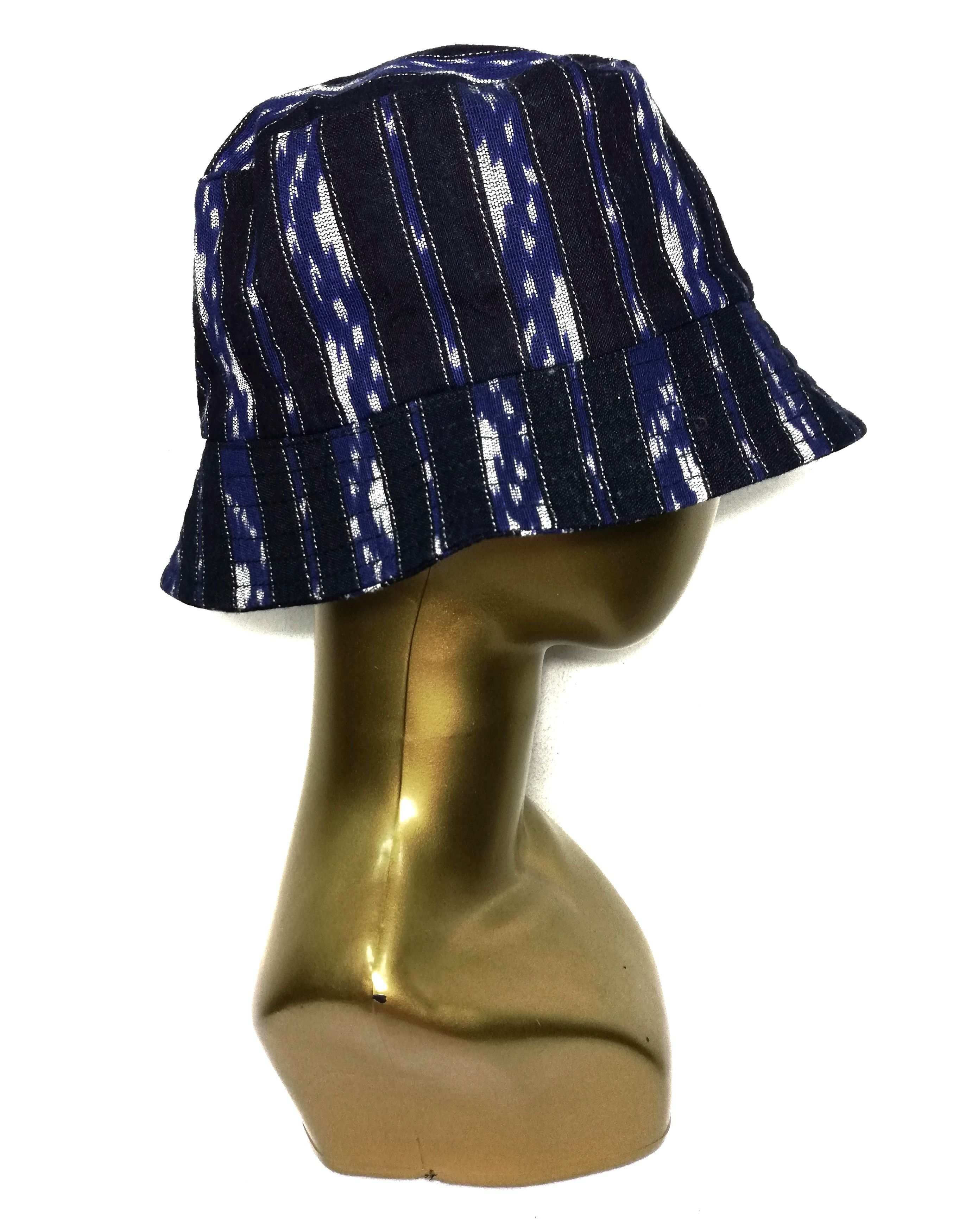 Art Comes First × Japanese Brand 🔥Amina Design Traditional Japan Native Pattern Bucket Hat Size ONE SIZE - 4 Thumbnail