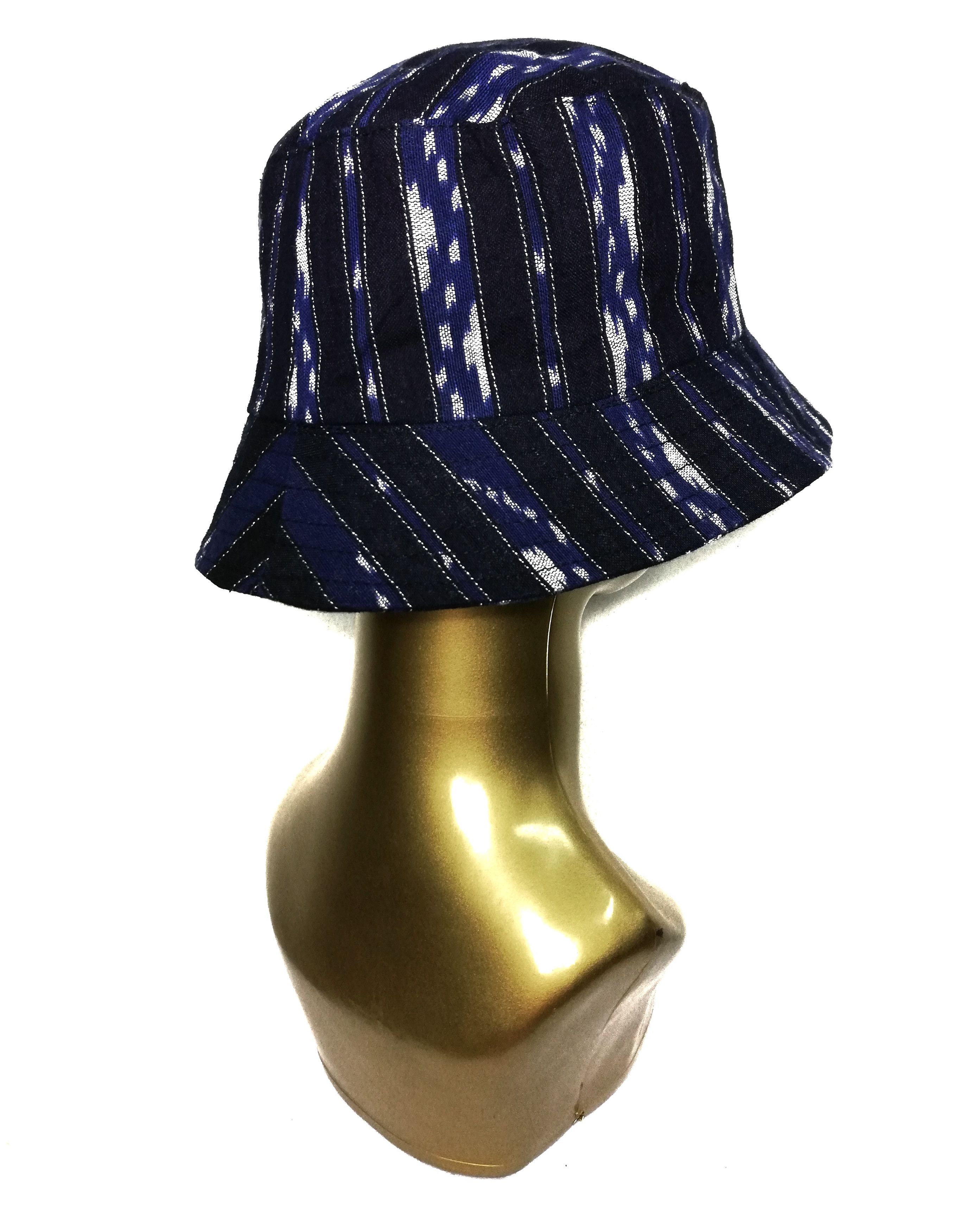 Art Comes First × Japanese Brand 🔥Amina Design Traditional Japan Native Pattern Bucket Hat Size ONE SIZE - 5 Thumbnail