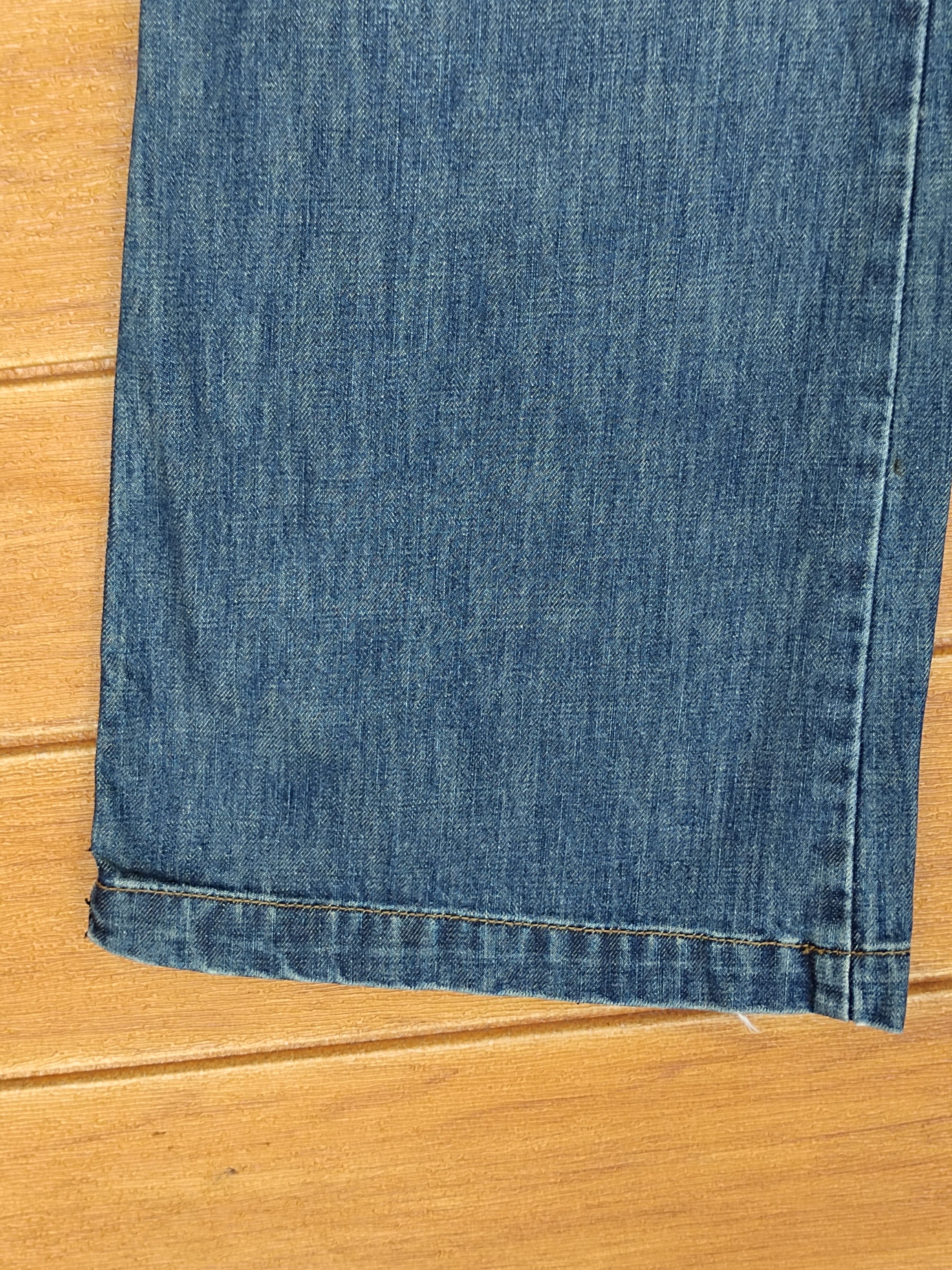 Le Grande Bleu (L.G.B.) Flared Jeans Hard Edge Wide Flared Leg Cargo Denim Jeans Size US 29 - 9 Thumbnail