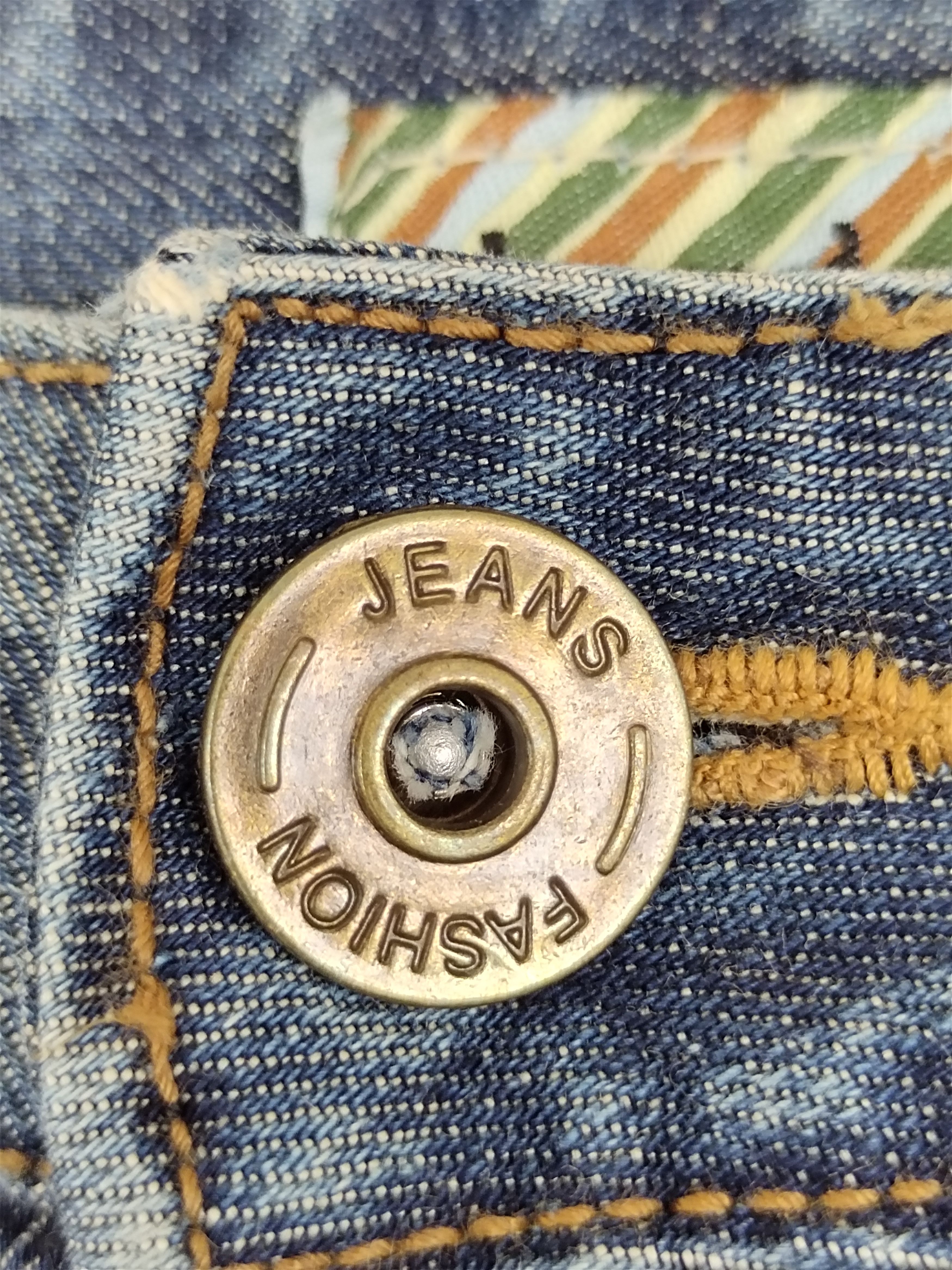 Le Grande Bleu (L.G.B.) Flared Jeans Hard Edge Wide Flared Leg Cargo Denim Jeans Size US 29 - 16 Thumbnail