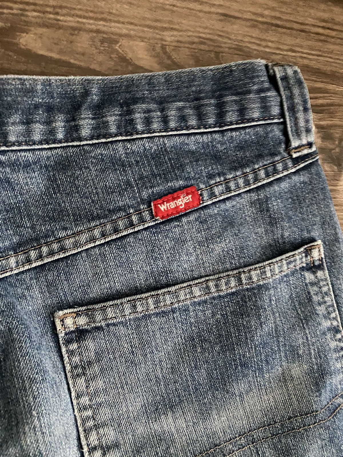 Vintage × Wrangler Vintage y2k Workwear Faded Wrangler Carpenter Pants Size US 32 / EU 48 - 6 Thumbnail
