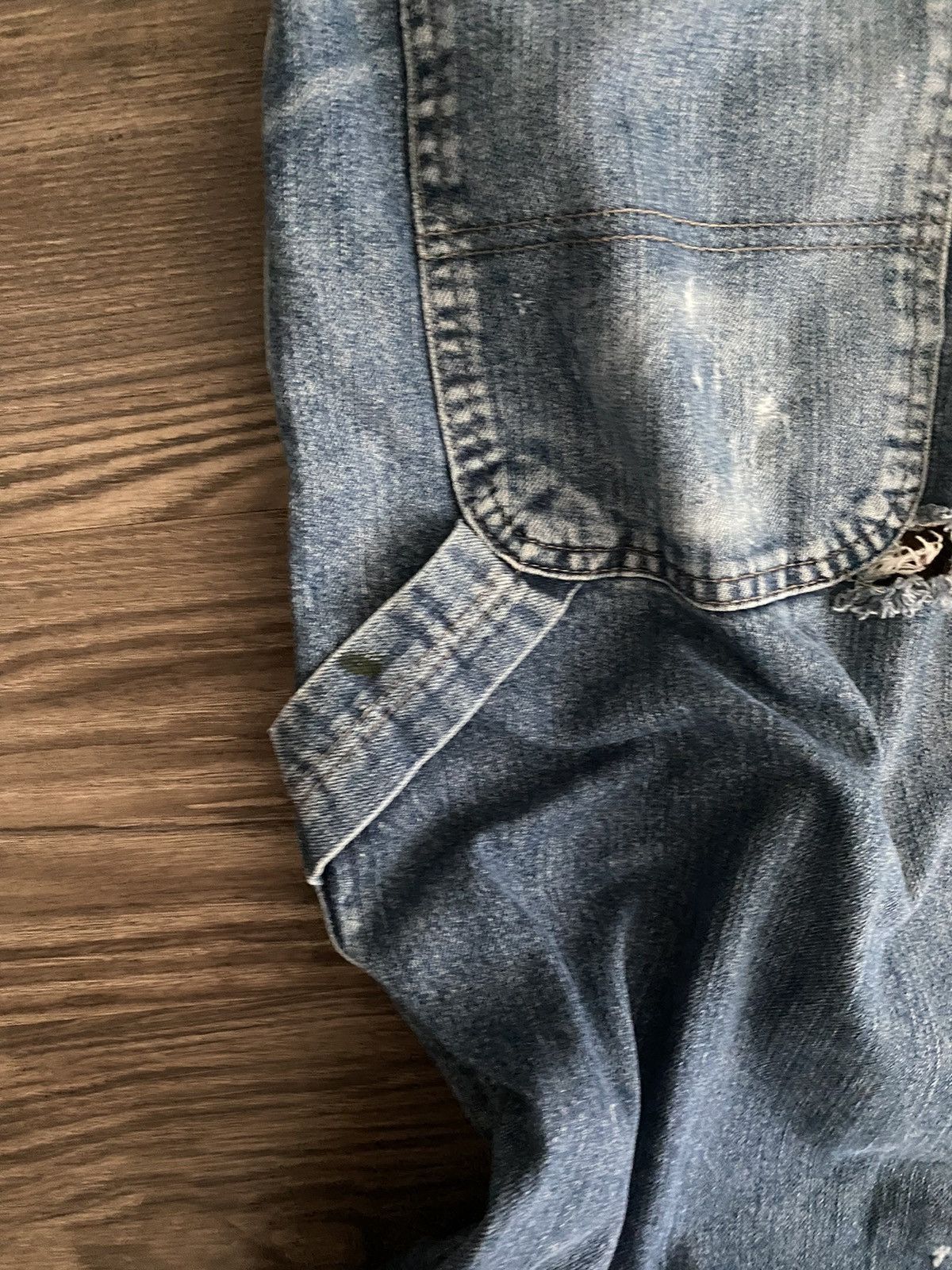 Vintage × Wrangler Vintage y2k Workwear Faded Wrangler Carpenter Pants Size US 32 / EU 48 - 5 Thumbnail