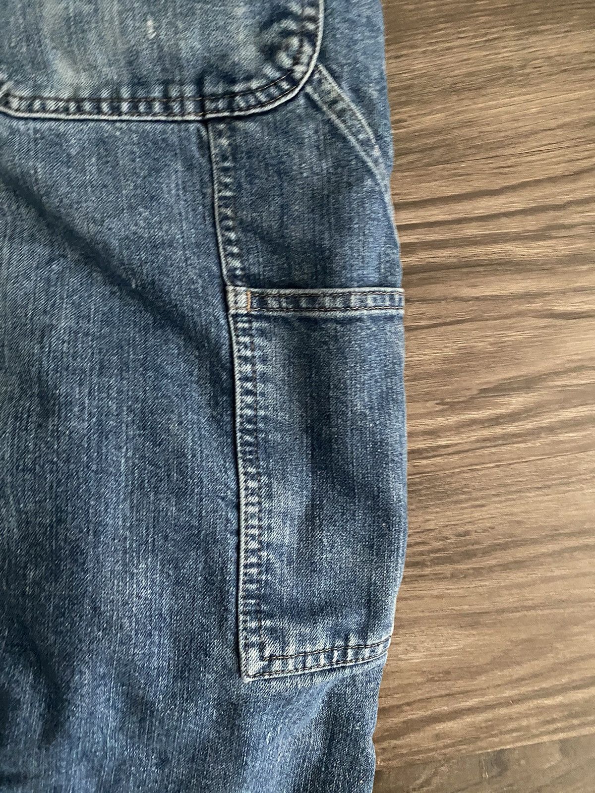 Vintage × Wrangler Vintage y2k Workwear Faded Wrangler Carpenter Pants Size US 32 / EU 48 - 7 Thumbnail