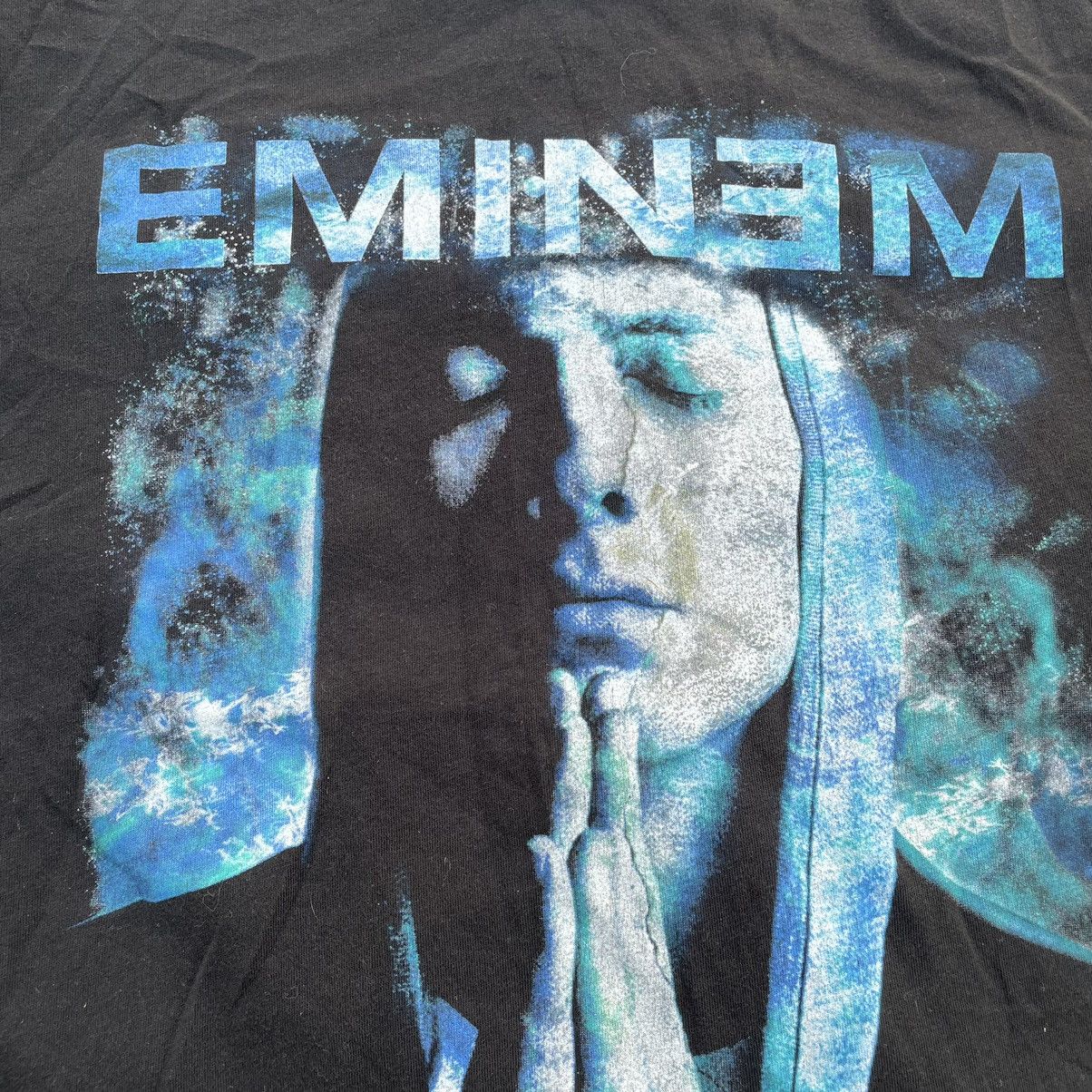 Vintage Vintage Y2K Eminem Graphic Band Tee Faded Black Streetwear S Size US S / EU 44-46 / 1 - 5 Thumbnail