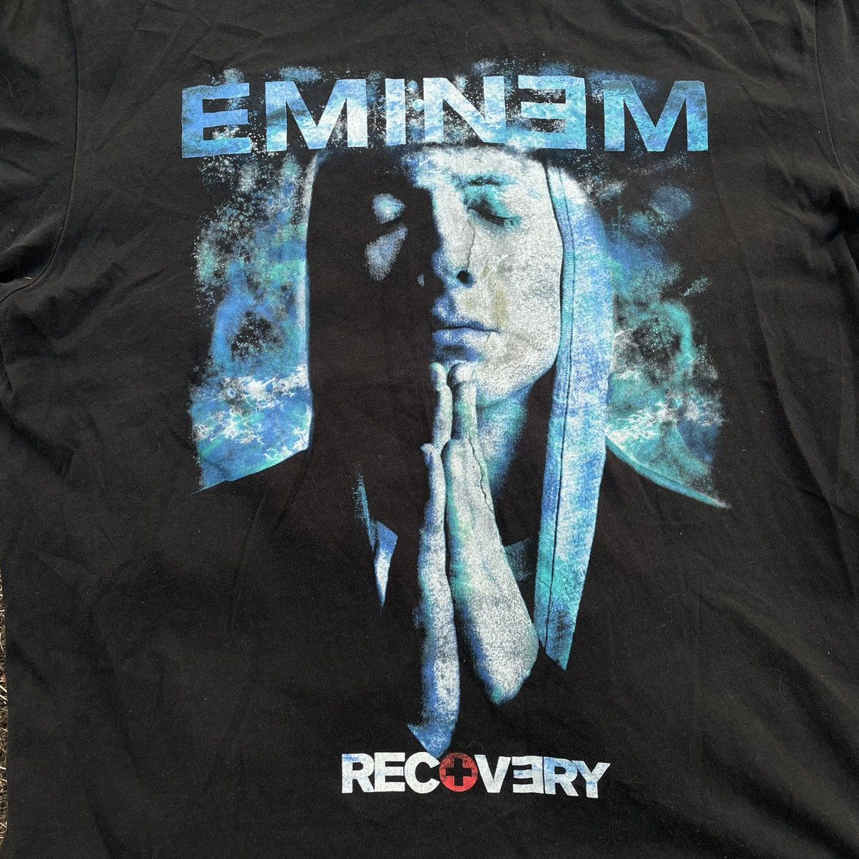 Vintage Vintage Y2K Eminem Graphic Band Tee Faded Black Streetwear S Size US S / EU 44-46 / 1 - 4 Thumbnail