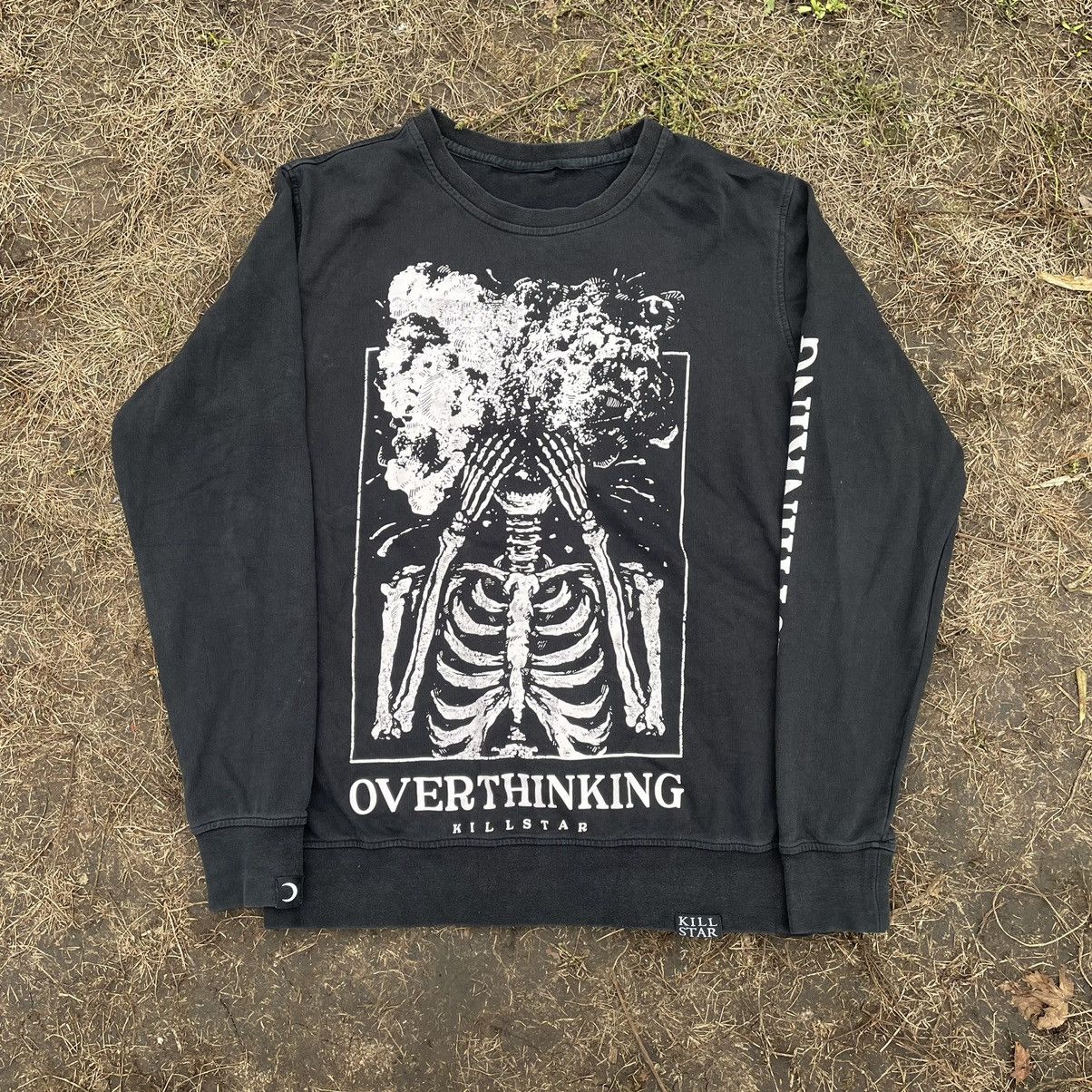 Vintage Vintage Y2K Skeleton Graphic Sweatshirt Dark Grunge Streetwe Size US M / EU 48-50 / 2 - 1 Thumbnail