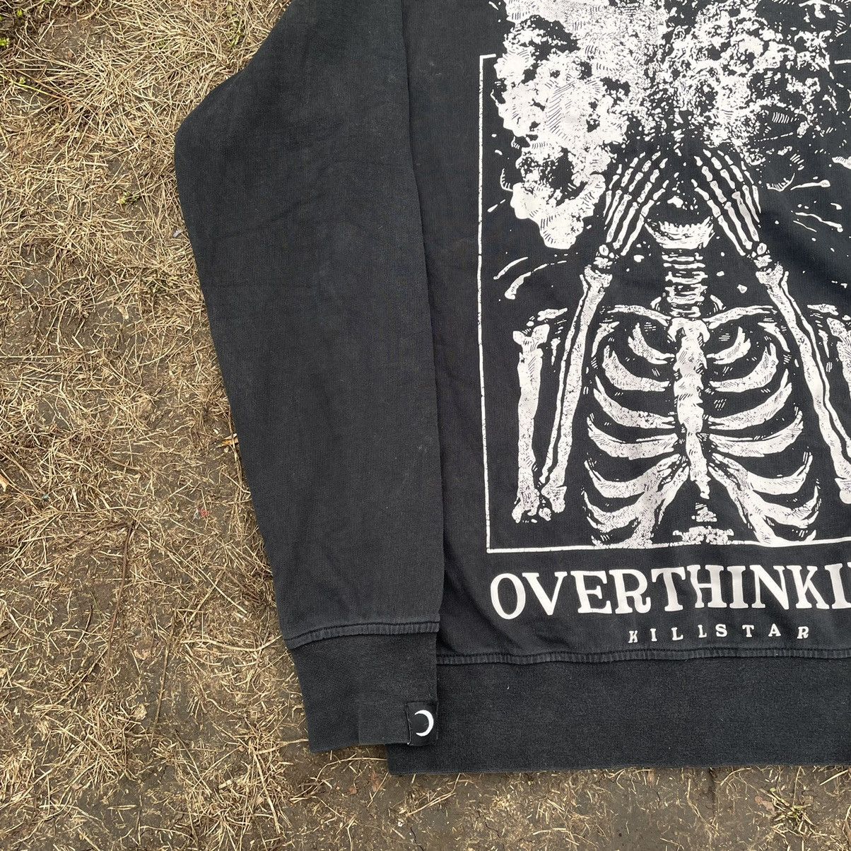 Vintage Vintage Y2K Skeleton Graphic Sweatshirt Dark Grunge Streetwe Size US M / EU 48-50 / 2 - 3 Thumbnail