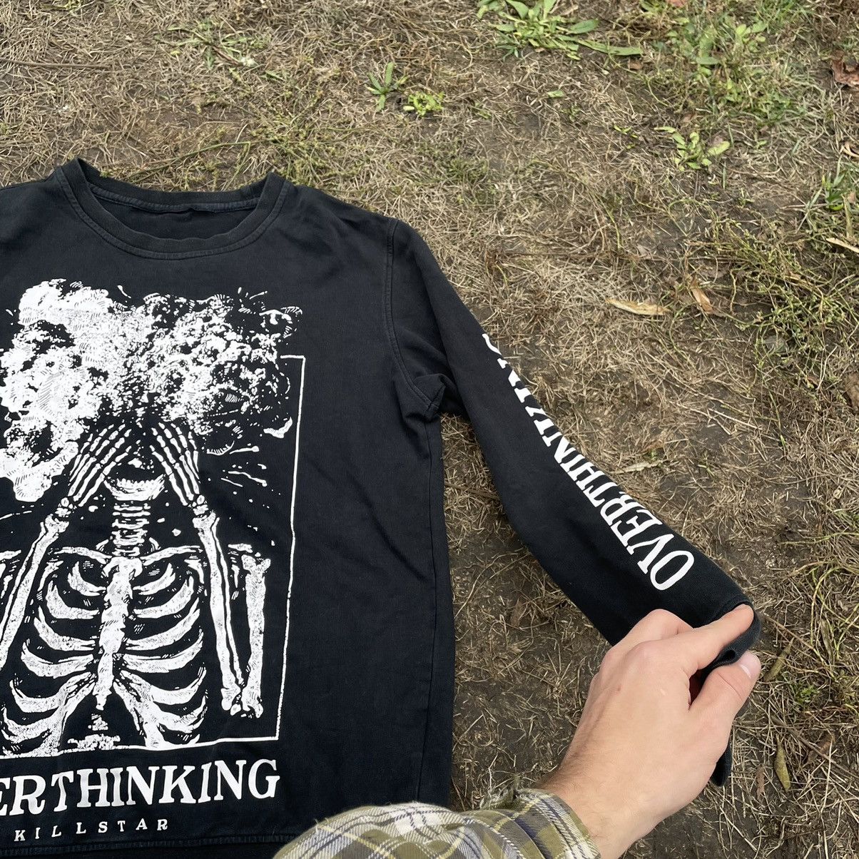 Vintage Vintage Y2K Skeleton Graphic Sweatshirt Dark Grunge Streetwe Size US M / EU 48-50 / 2 - 6 Thumbnail