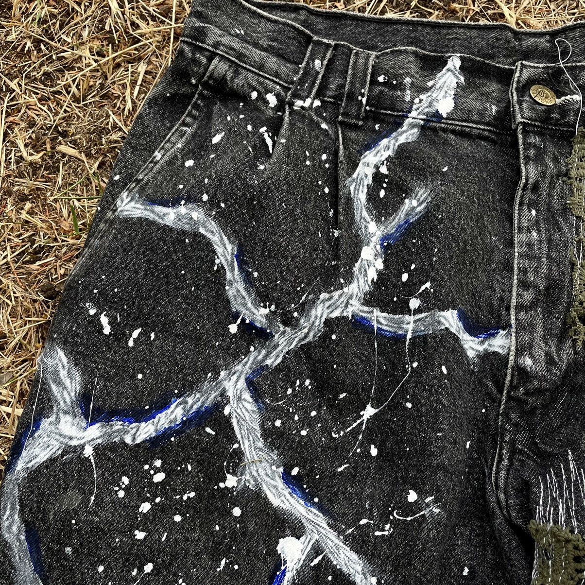 Vintage Vintage Y2K Baggy Distressed Skate Pants Streetwear Logo 34 Size US 34 / EU 50 - 7 Thumbnail
