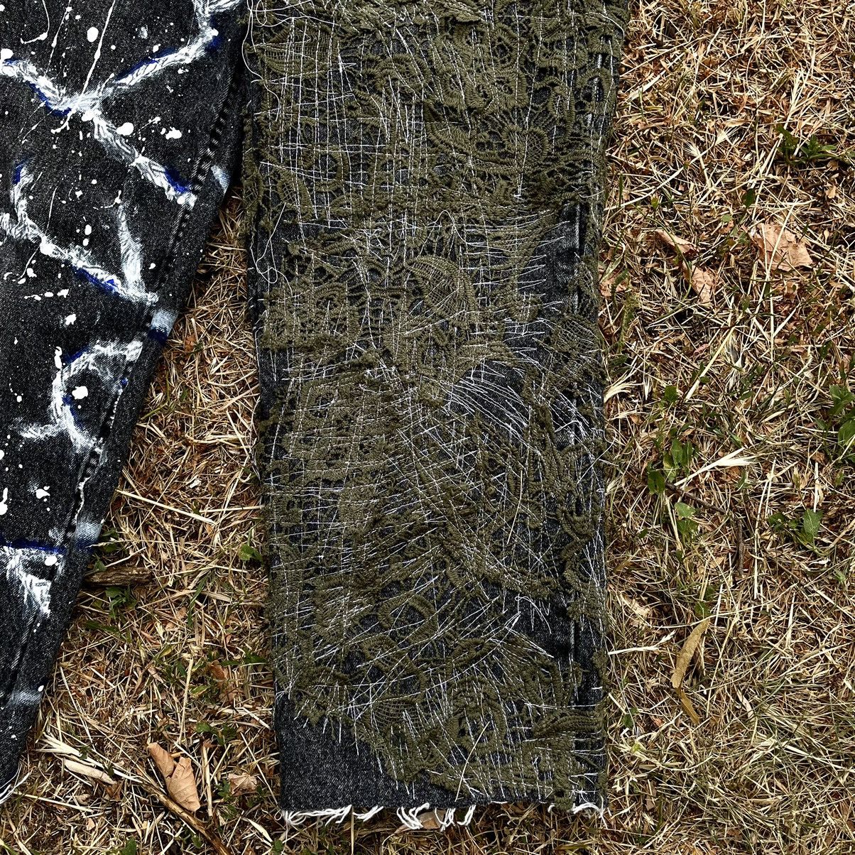Vintage Vintage Y2K Baggy Distressed Skate Pants Streetwear Logo 34 Size US 34 / EU 50 - 4 Thumbnail