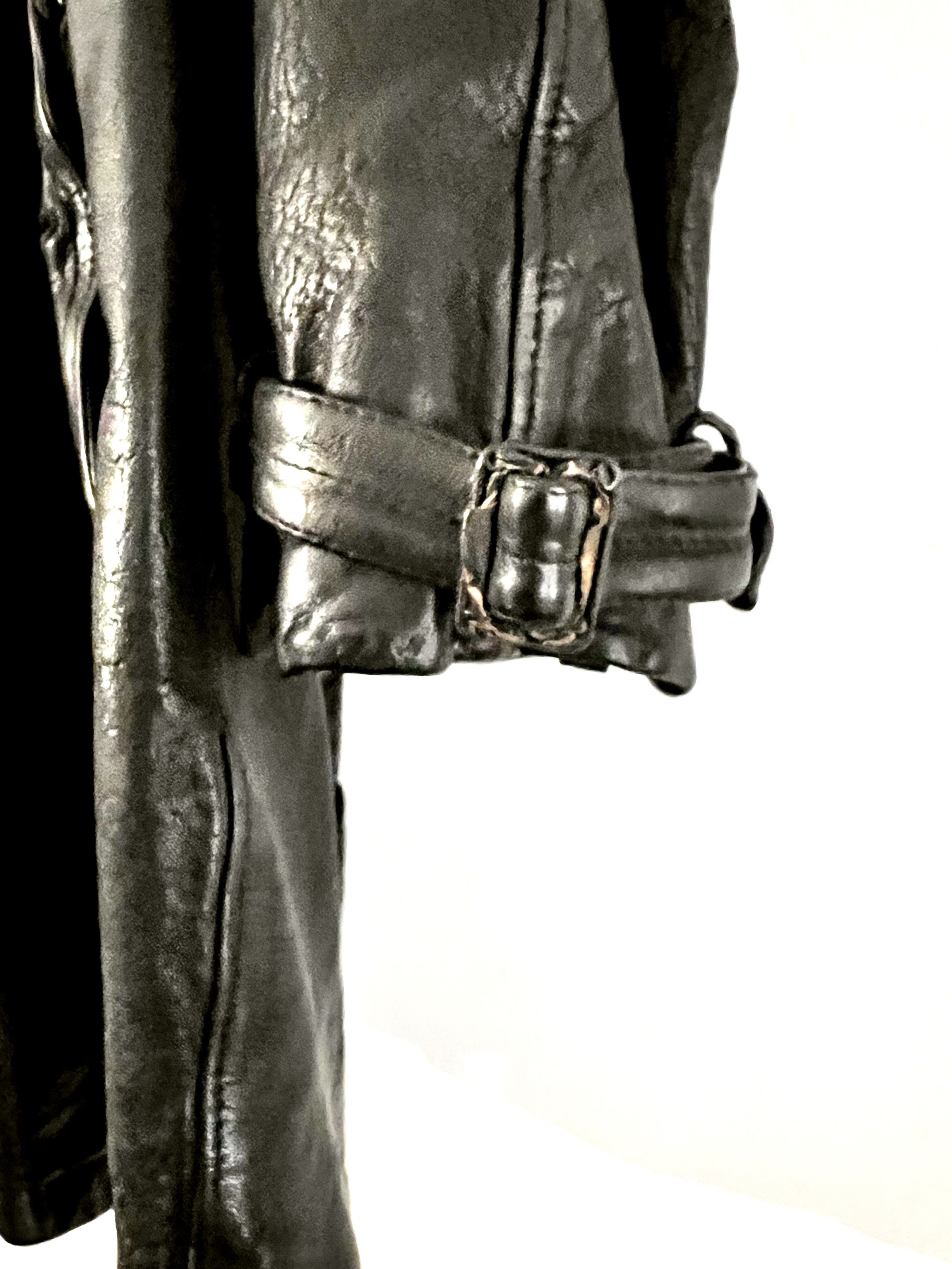 Miu Miu 9K RUNWAY MIU FW04 TRENCH Size L / US 10 / IT 46 - 11 Thumbnail